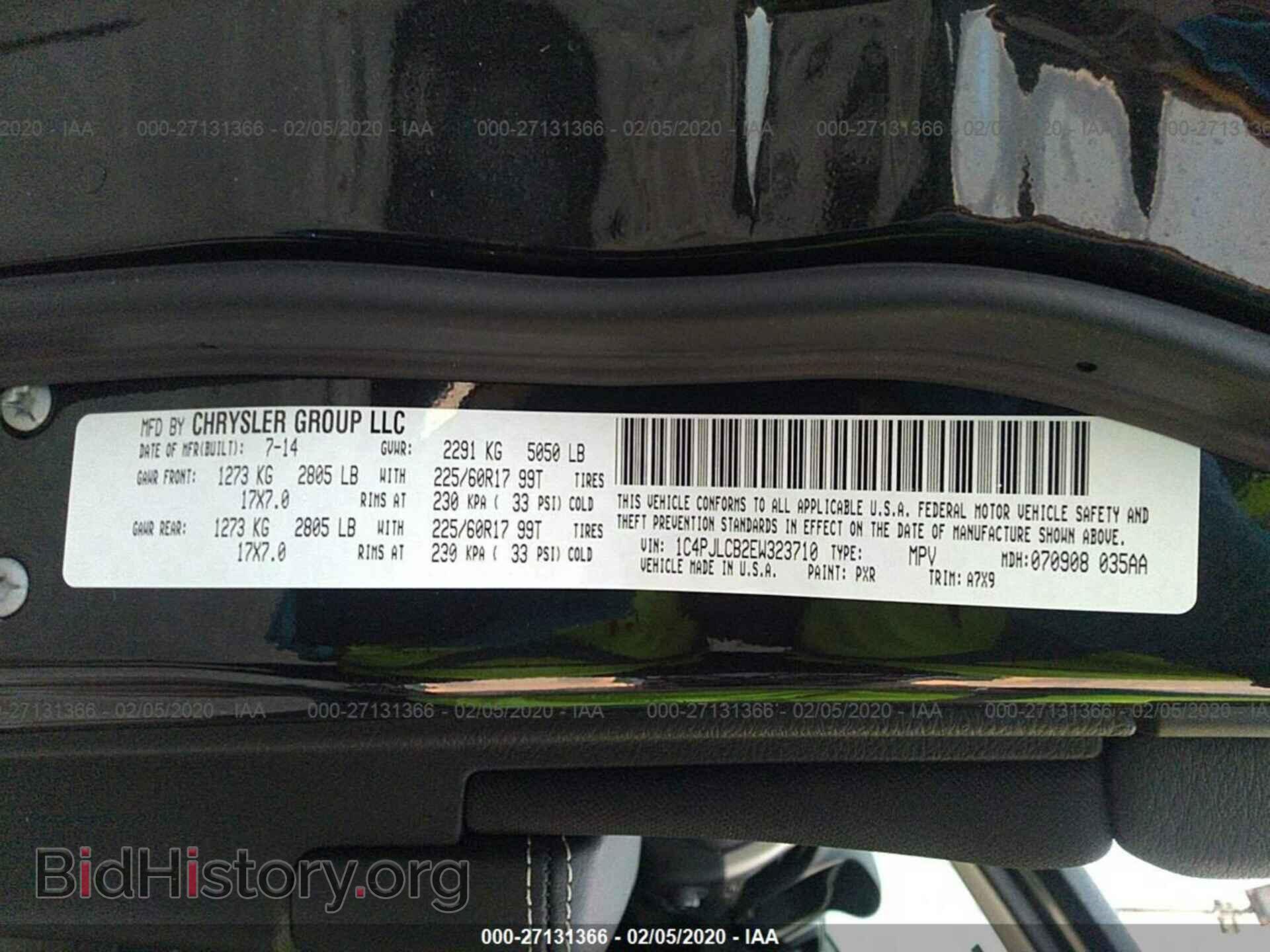 2014 JEEP CHEROKEE - VIN: 1C4PJLCB2EW323710 - Photo 9