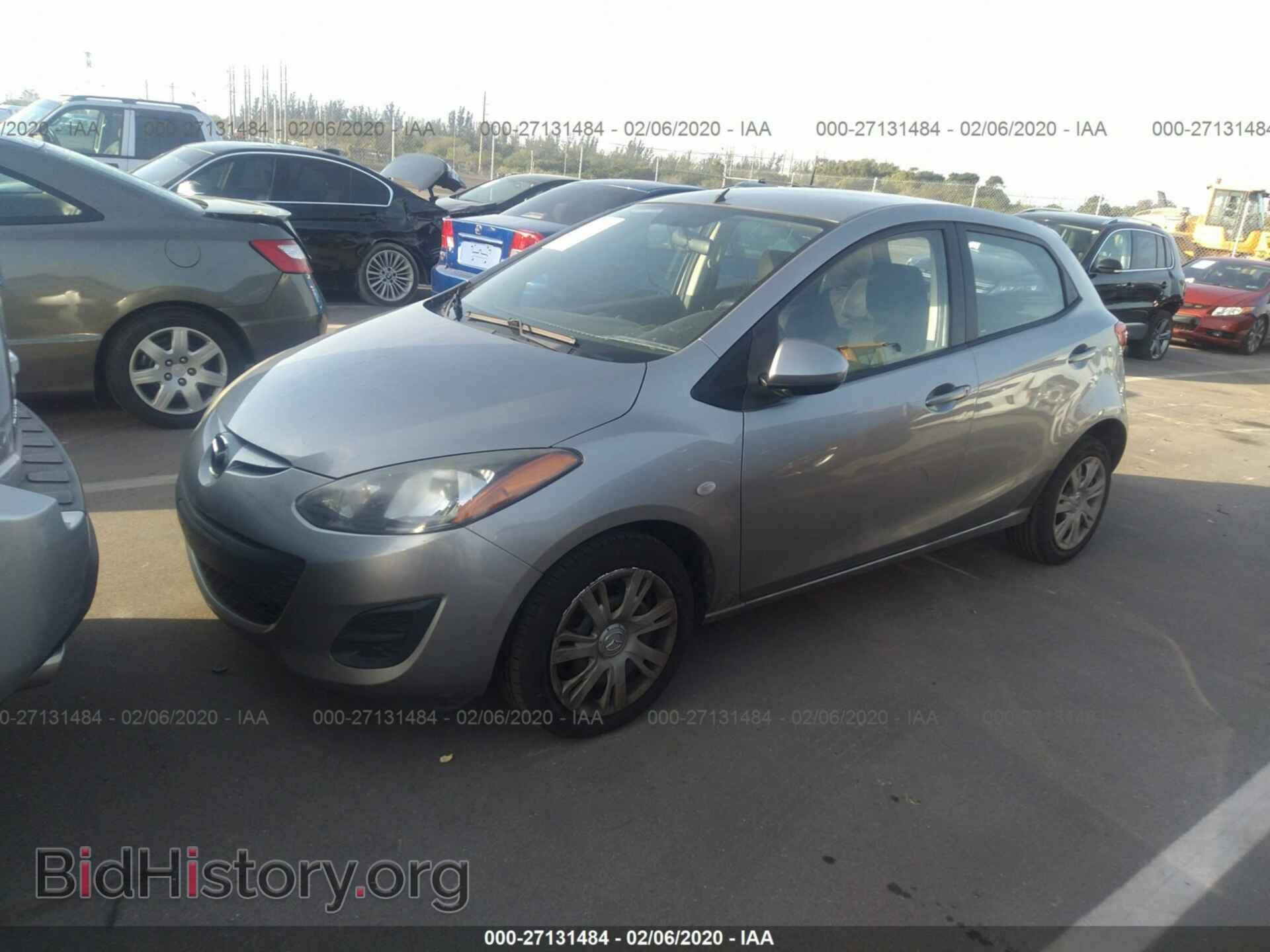 2012 MAZDA MAZDA2 - VIN: JM1DE1KY3C0139376 - Фото 2
