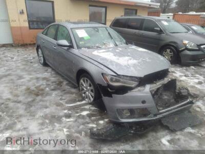 2016 Audi A6 Premium Plus, gray — VIN WAUGFAFC8GN028983, IAAI