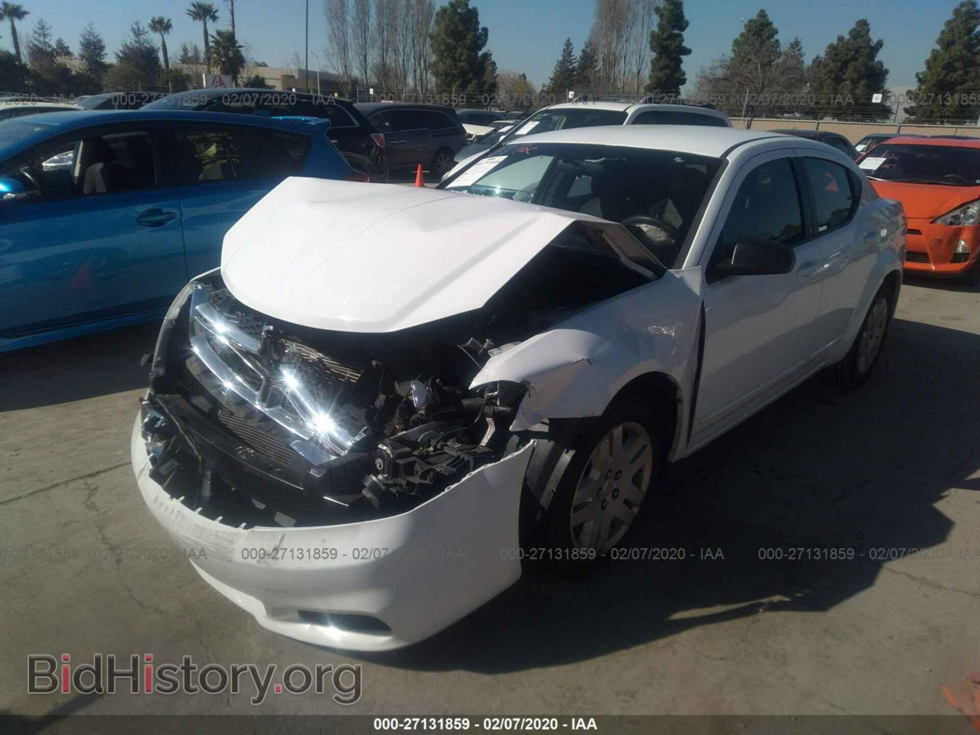 2011 DODGE AVENGER - VIN: 1B3BD4FB0BN567958 - Фото 2