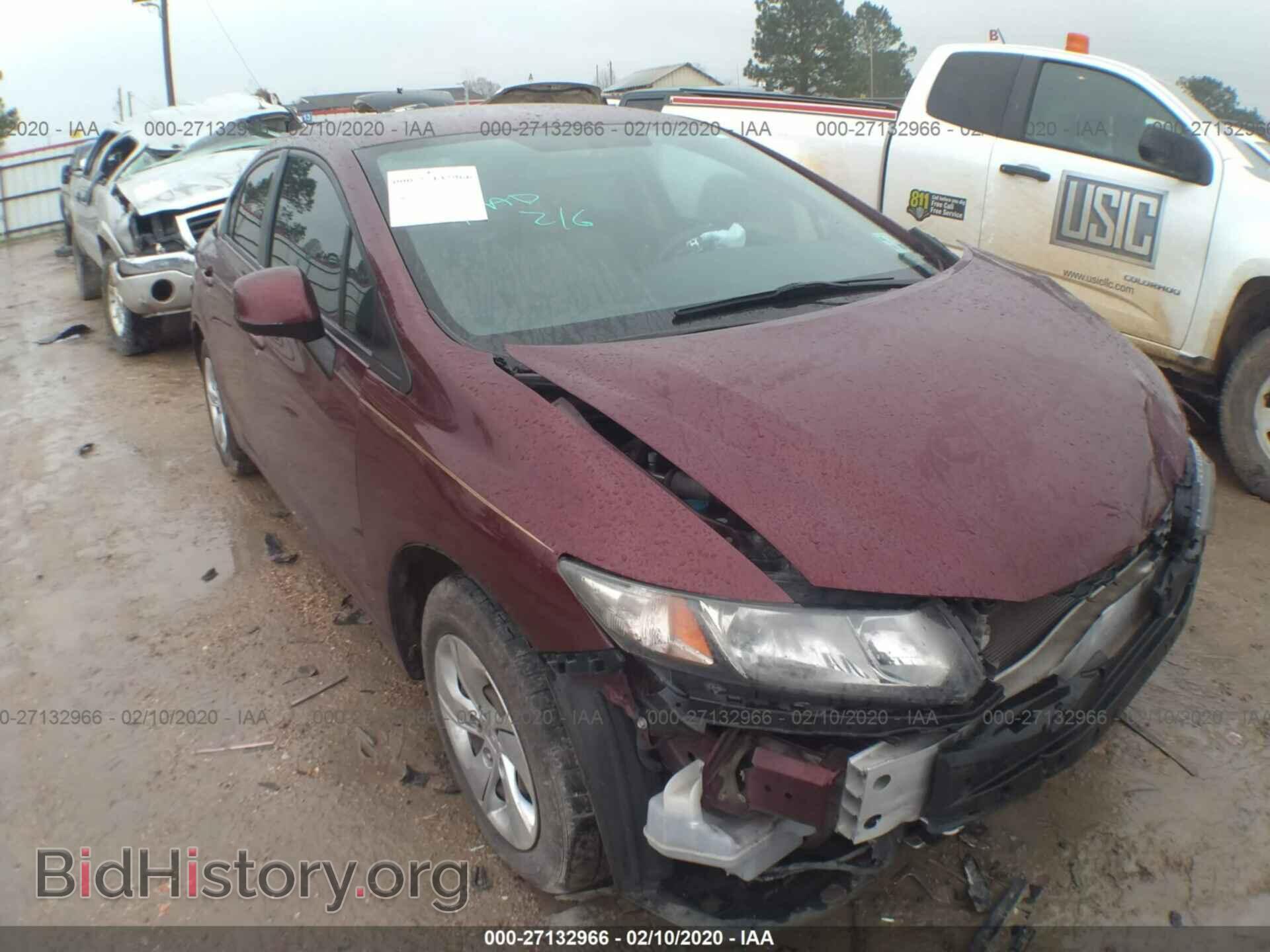 Фотография 2HGFB2F51DH538244 - HONDA CIVIC 2013
