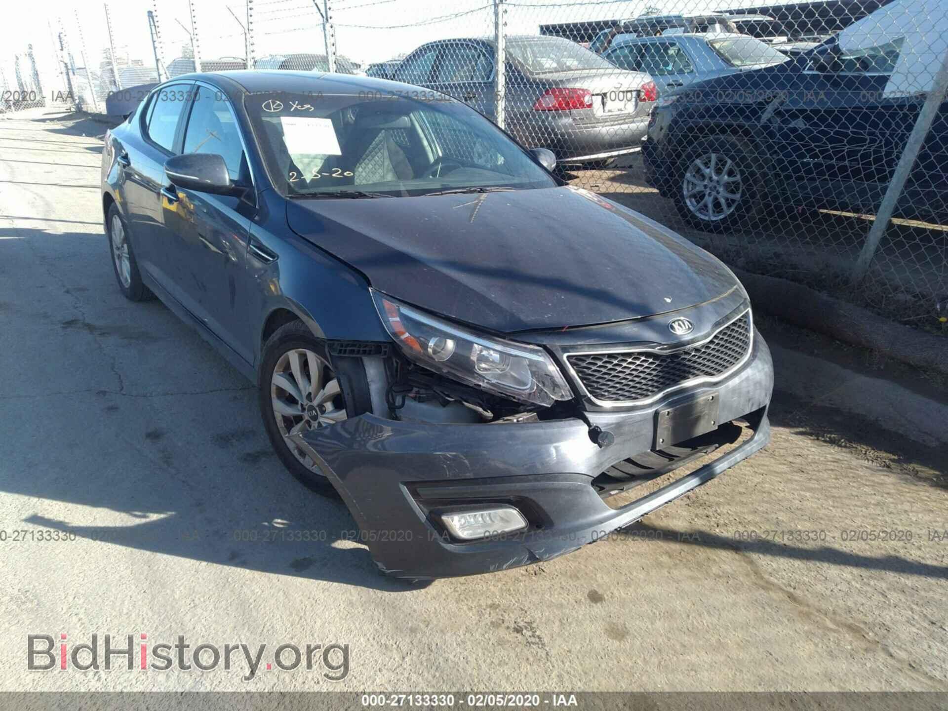 Фотография KNAGM4A71F5616644 - KIA OPTIMA 2015