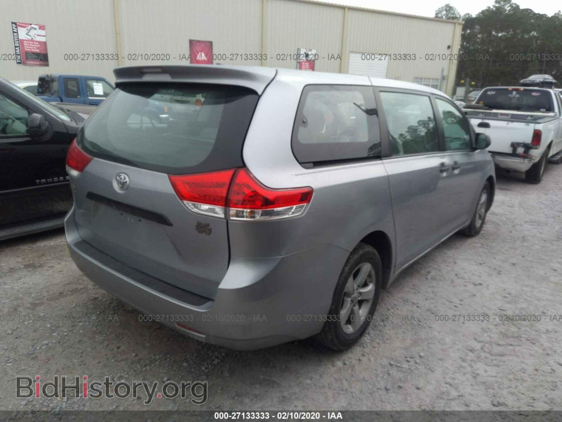2012 TOYOTA SIENNA - VIN: 5TDZK3DC0CS181531 - Фото 4