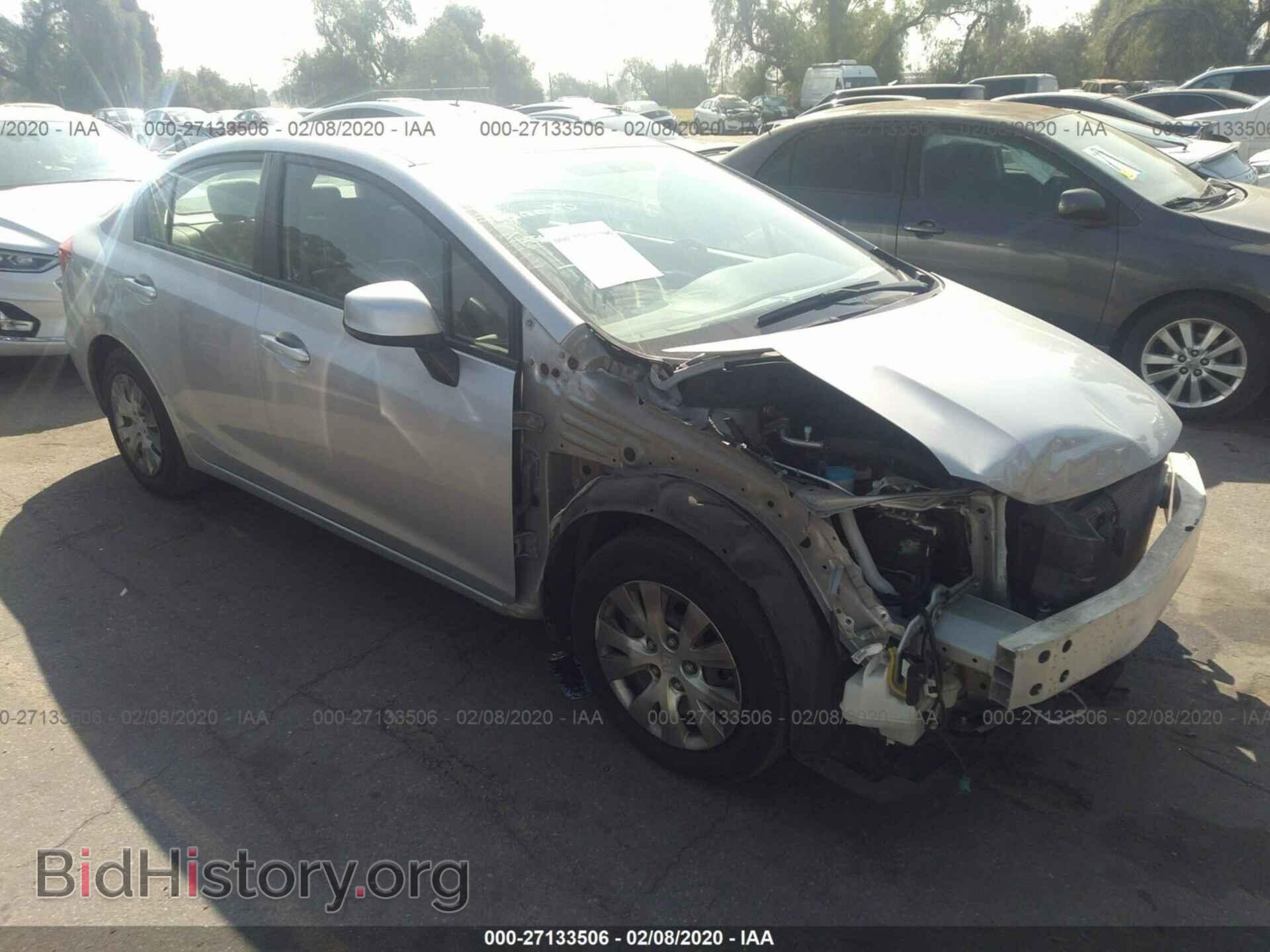 Фотография 2HGFB2F57CH609364 - HONDA CIVIC 2012