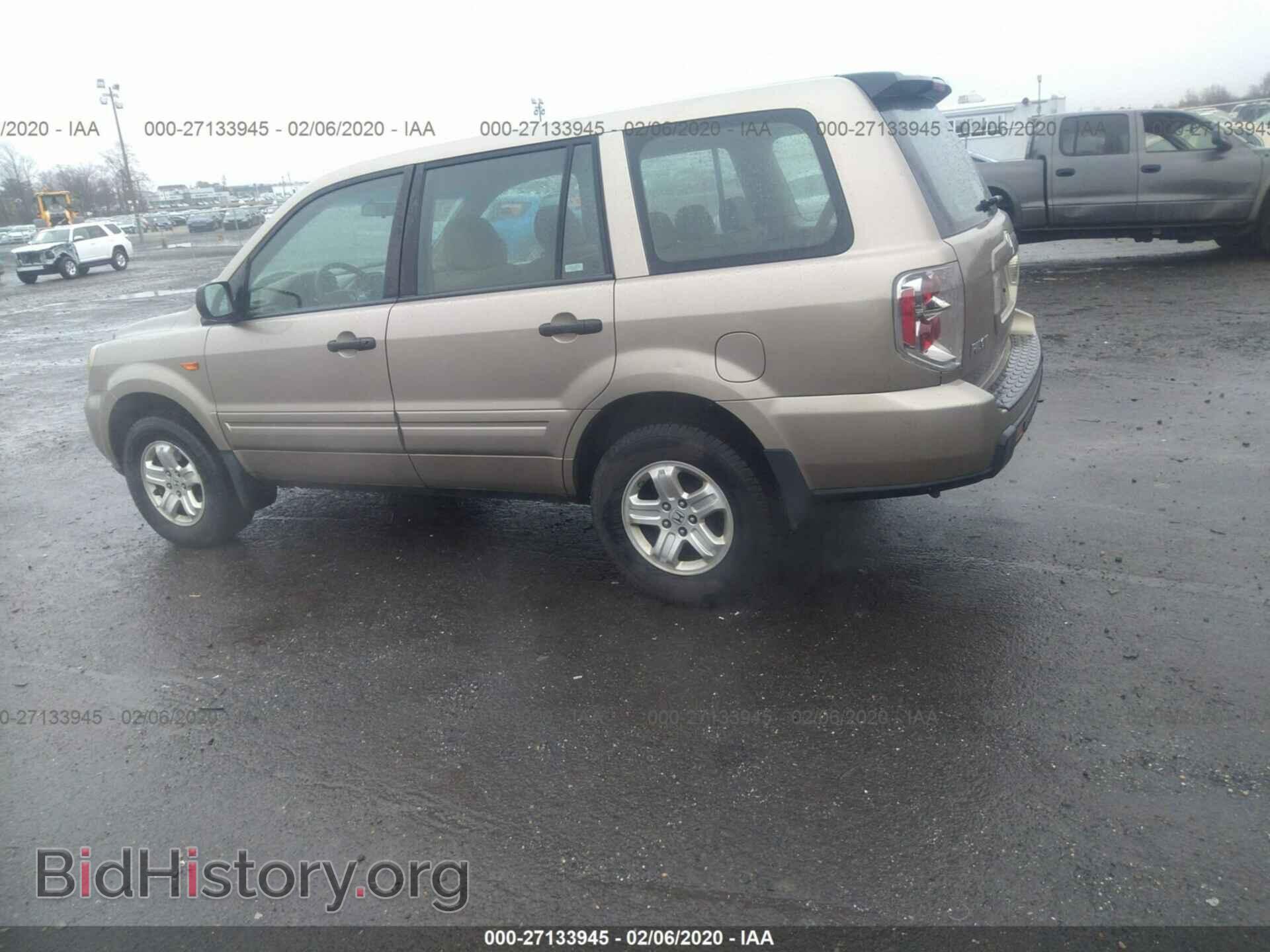 2007 HONDA PILOT - VIN: 5FNYF28187B023127 - Фото 3