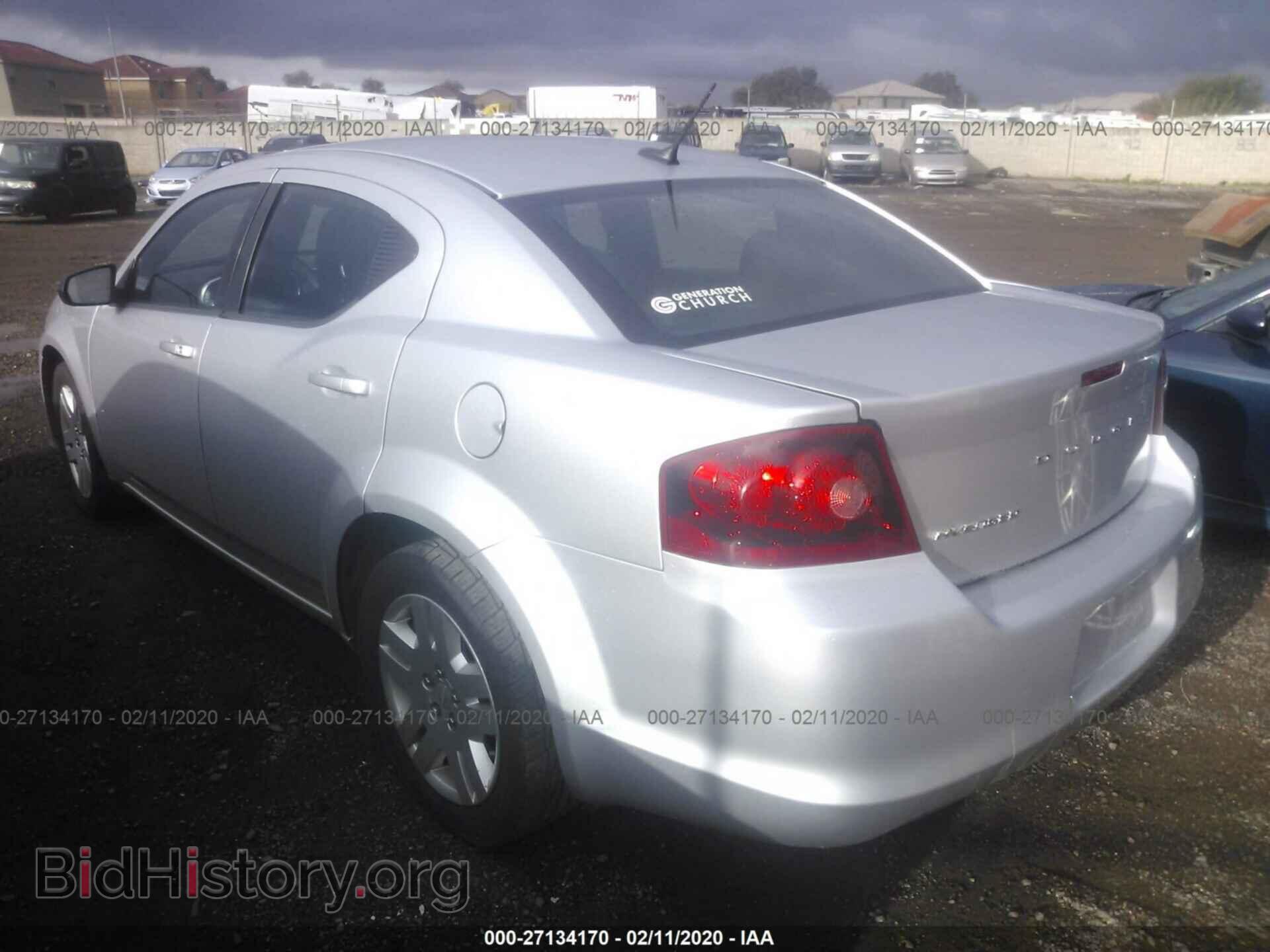 2012 DODGE AVENGER - VIN: 1C3CDZAB9CN272418 - Фото 3