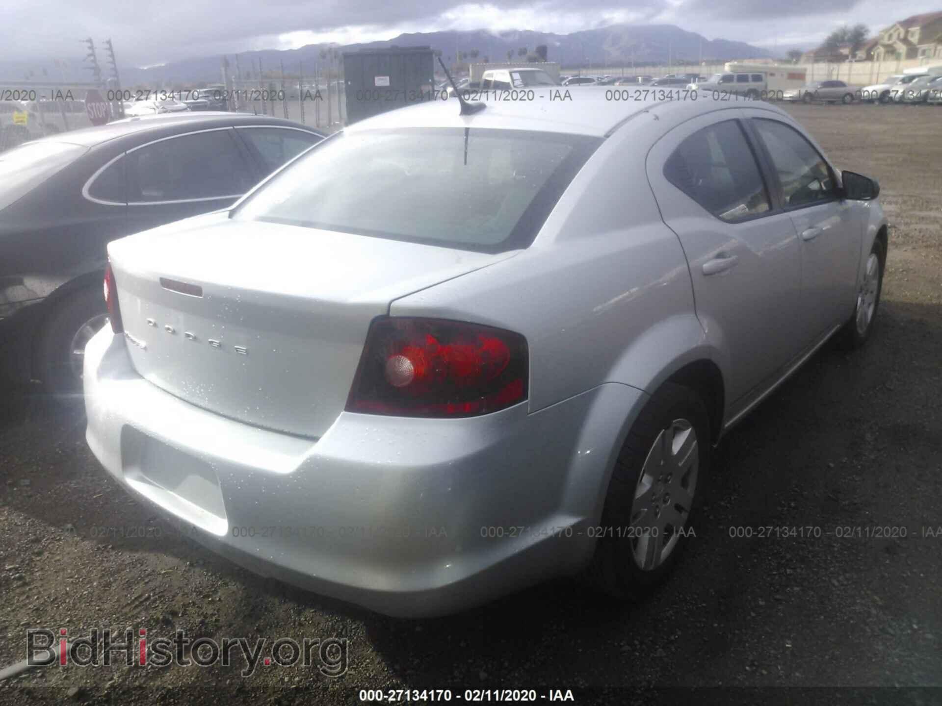 2012 DODGE AVENGER - VIN: 1C3CDZAB9CN272418 - Фото 4