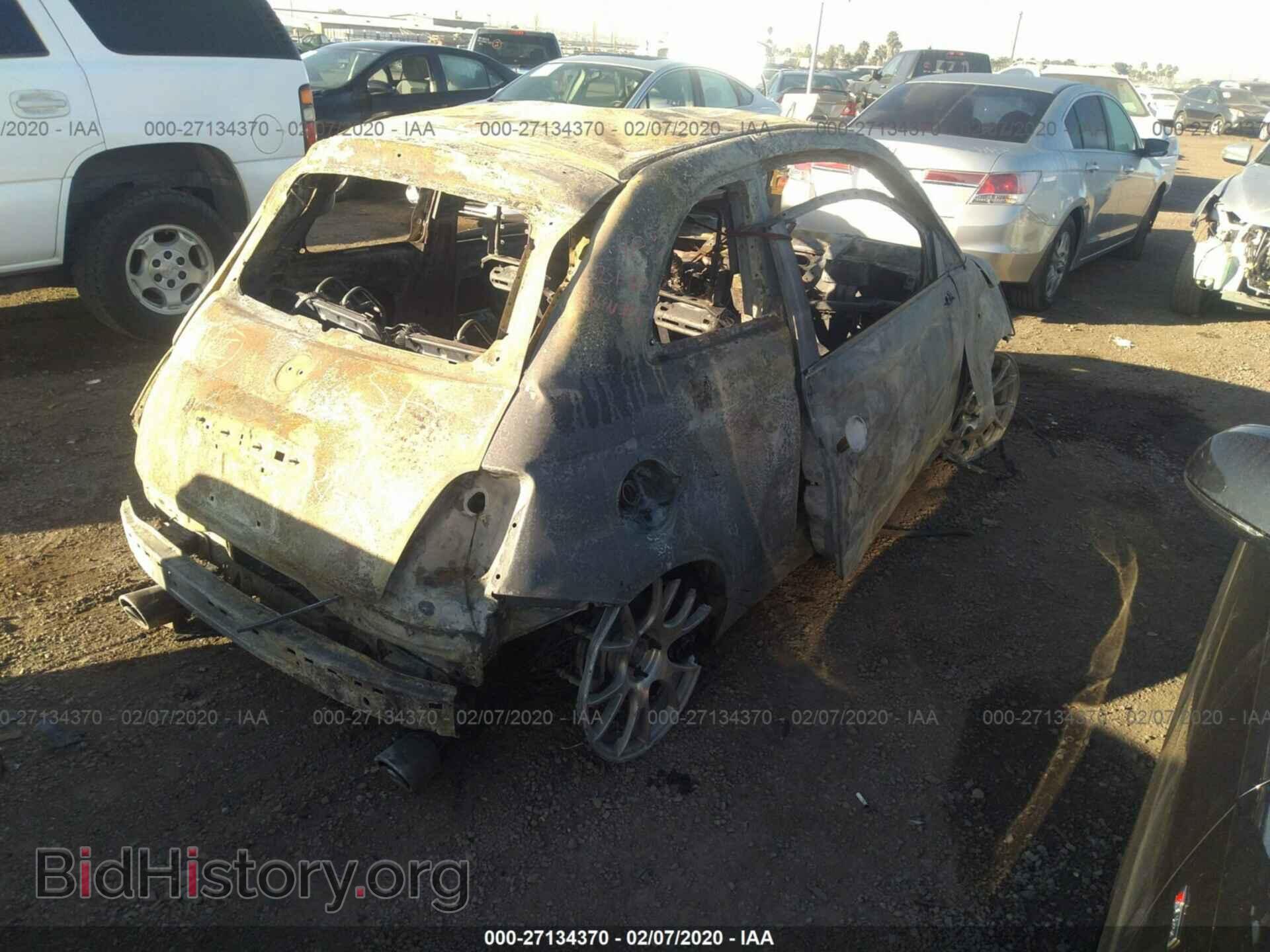 2013 FIAT 500 - VIN: 3C3CFFFH2DT554214 - Фото 4