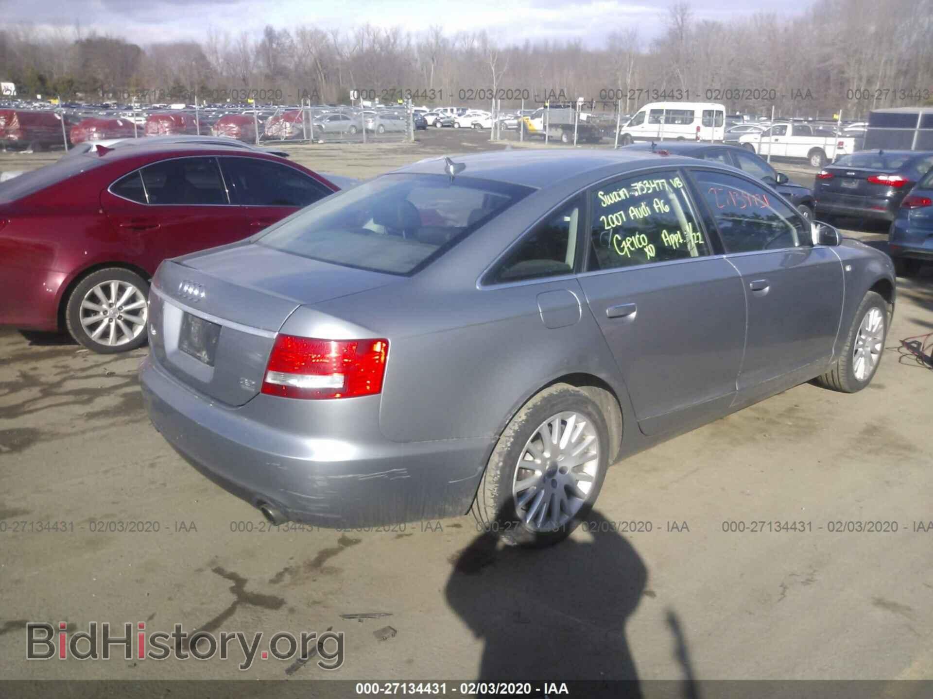 2007 AUDI A6 - VIN: WAUDH74F37N154455 - Фото 4