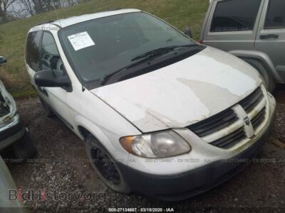 2005 Dodge CARAVAN SE, белый — VIN 1D4GP25R25B395455, IAAI
