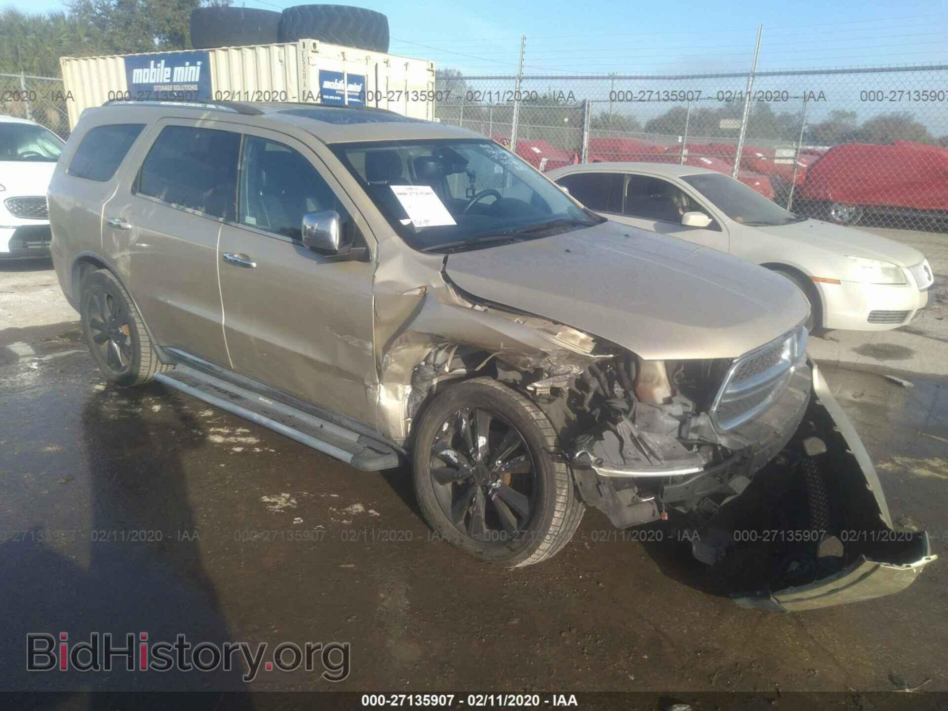 Photo 1C4RDJDG7CC197826 - DODGE DURANGO 2012