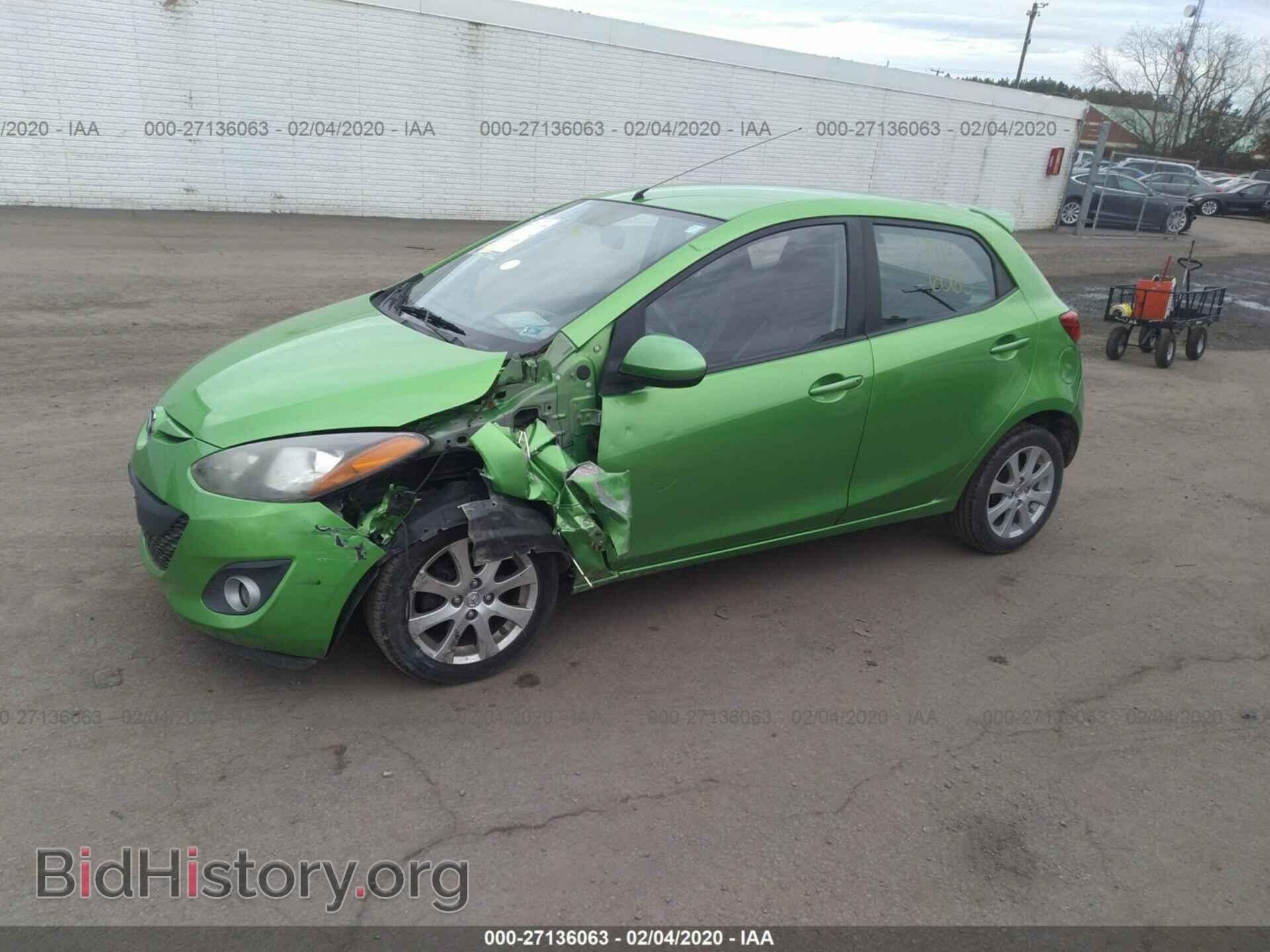 2011 MAZDA MAZDA2 - VIN: JM1DE1HZ5B0105650 - Фото 2