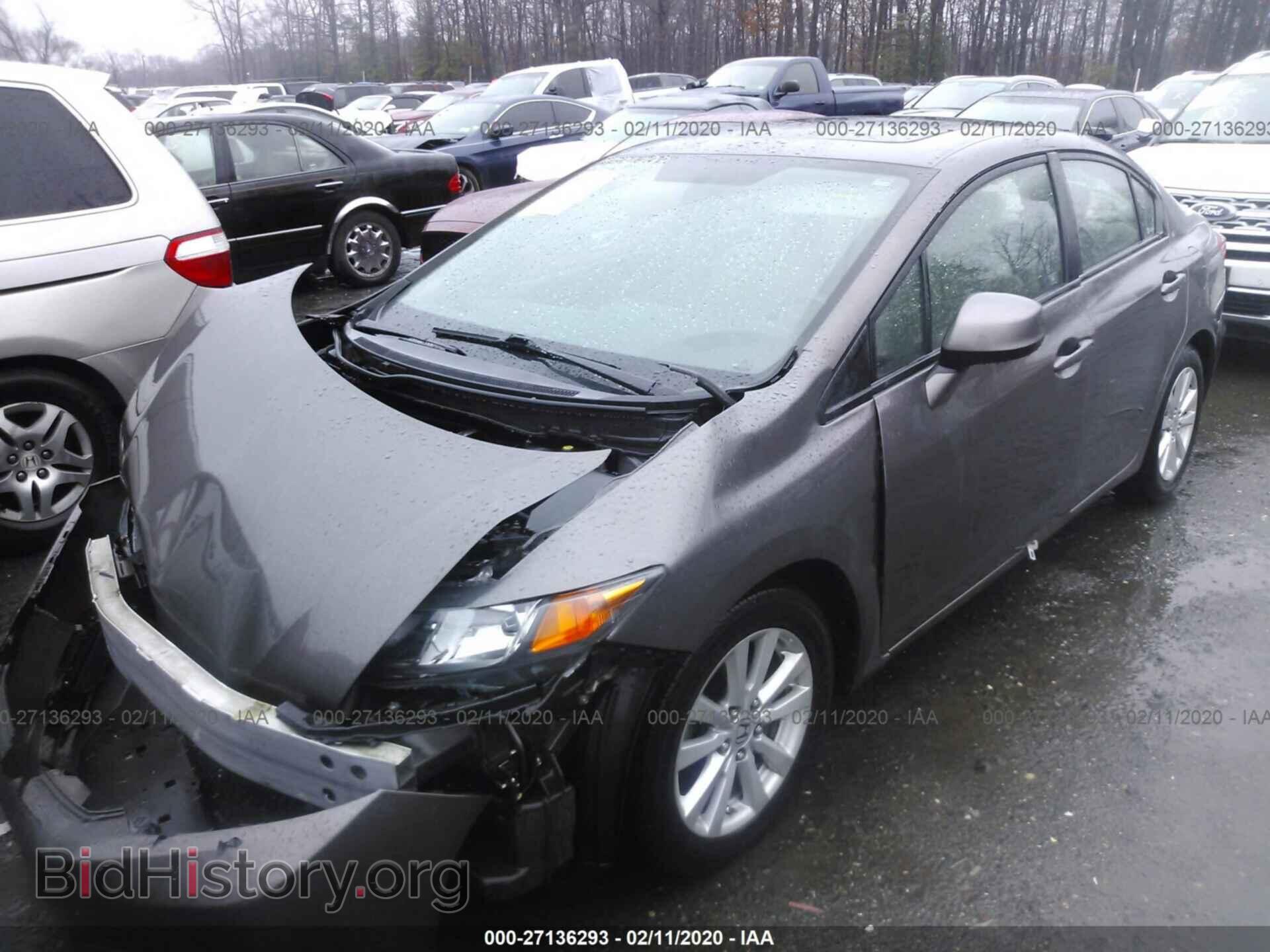 2012 HONDA CIVIC - VIN: 2HGFB2F85CH534965 - Фото 2