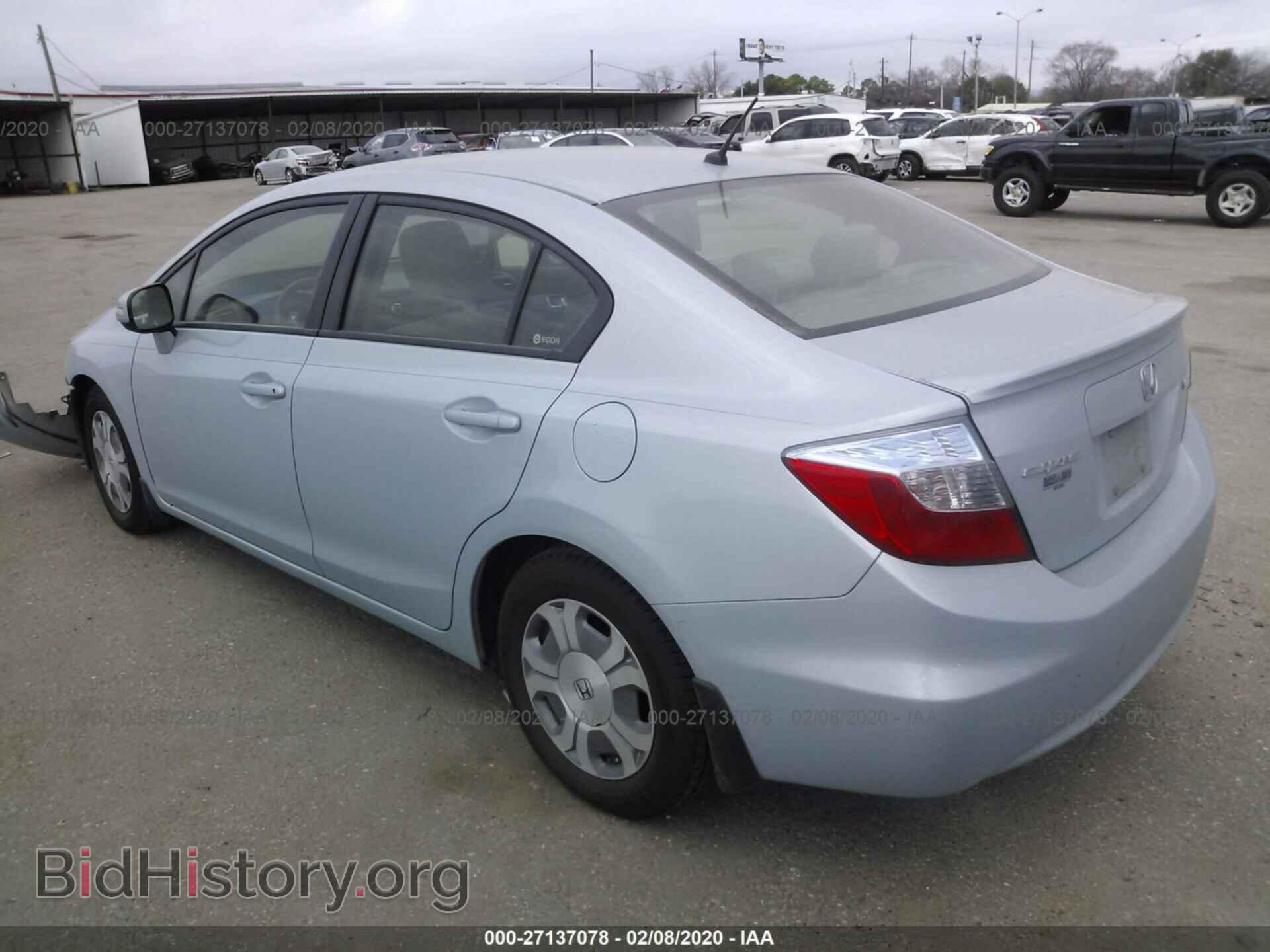2012 HONDA CIVIC - VIN: JHMFB4F23CS009626 - Фото 3
