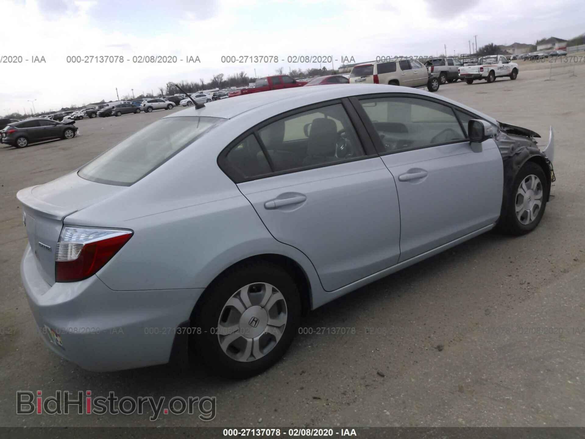 2012 HONDA CIVIC - VIN: JHMFB4F23CS009626 - Фото 4