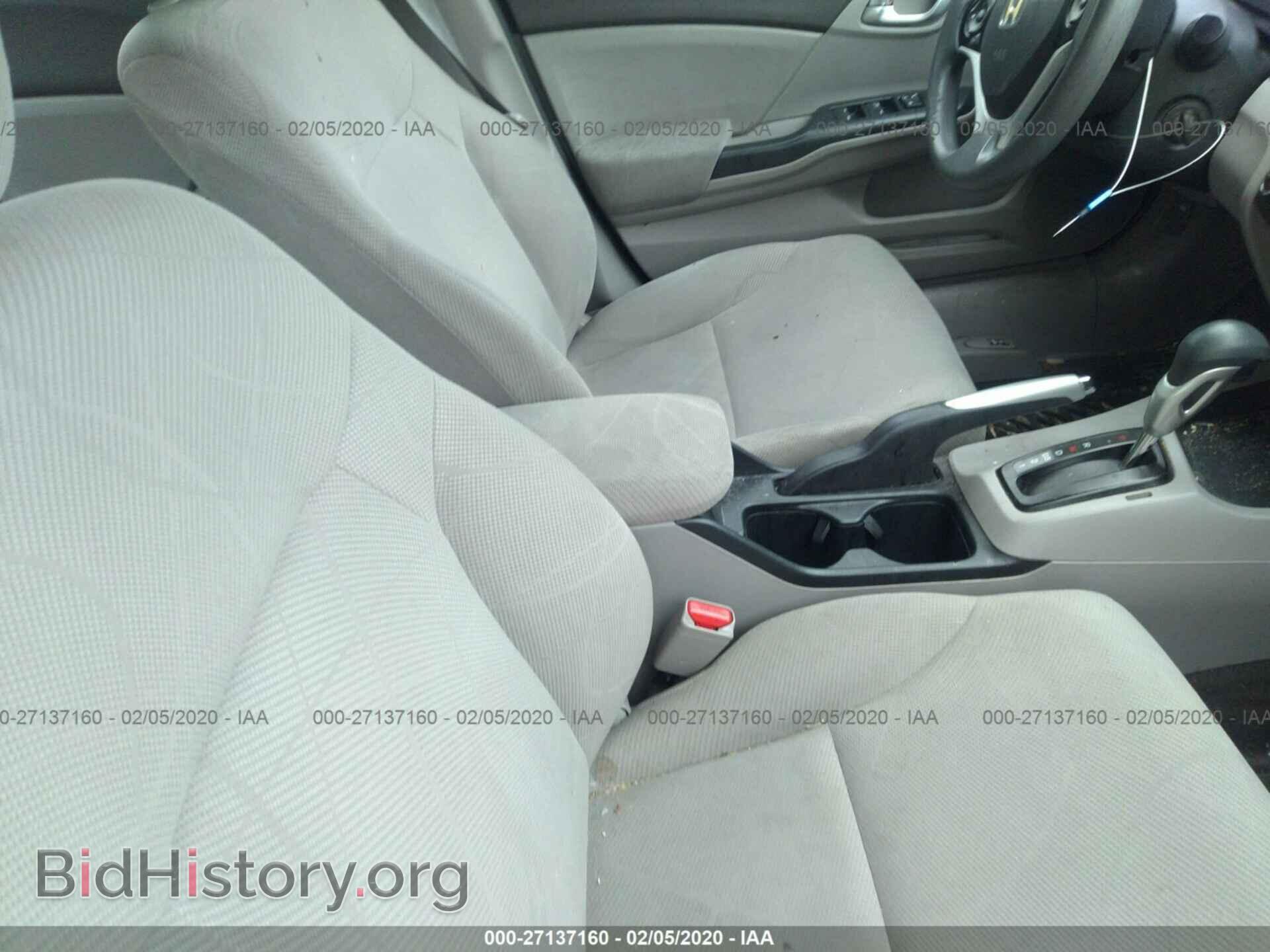 Фотография 2HGFB2F83CH535581 - HONDA CIVIC 2012
