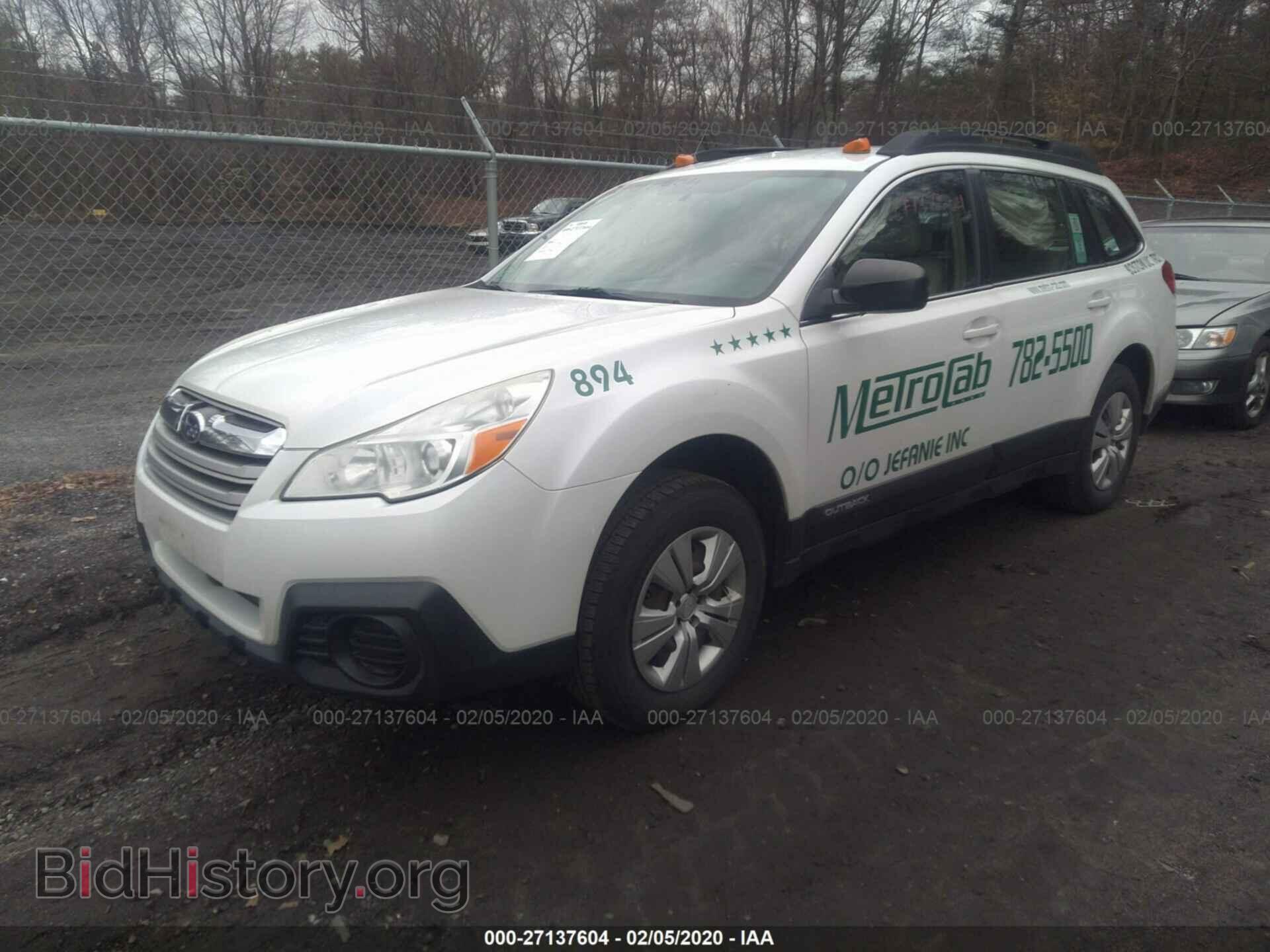 2013 SUBARU OUTBACK - VIN: 4S4BRBAC6D3256016 - Фото 2