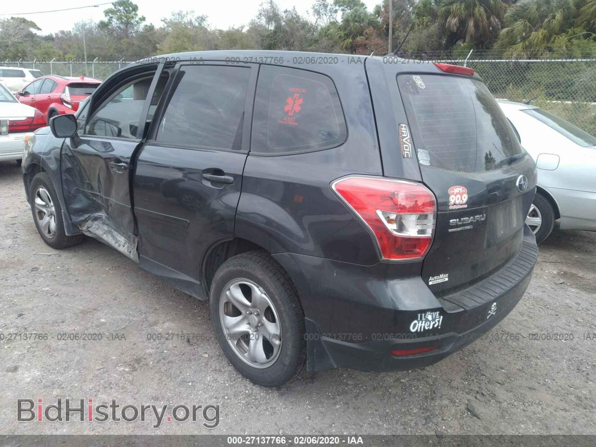 2014 SUBARU FORESTER - VIN: JF2SJAAC5EH435658 - Фото 3
