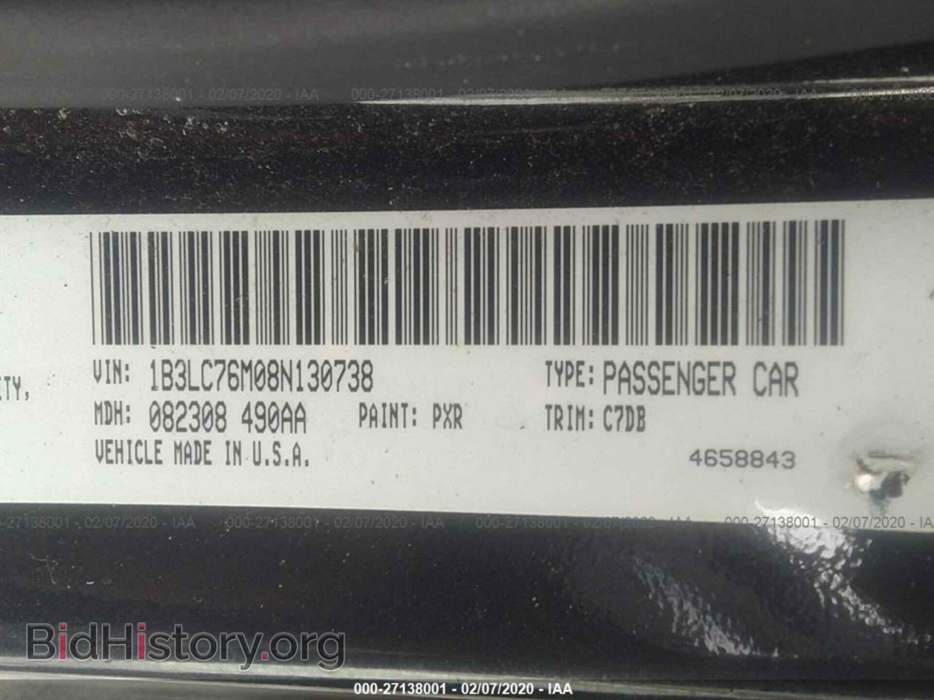 2008 DODGE AVENGER - VIN: 1B3LC76M08N130738 - Фото 9