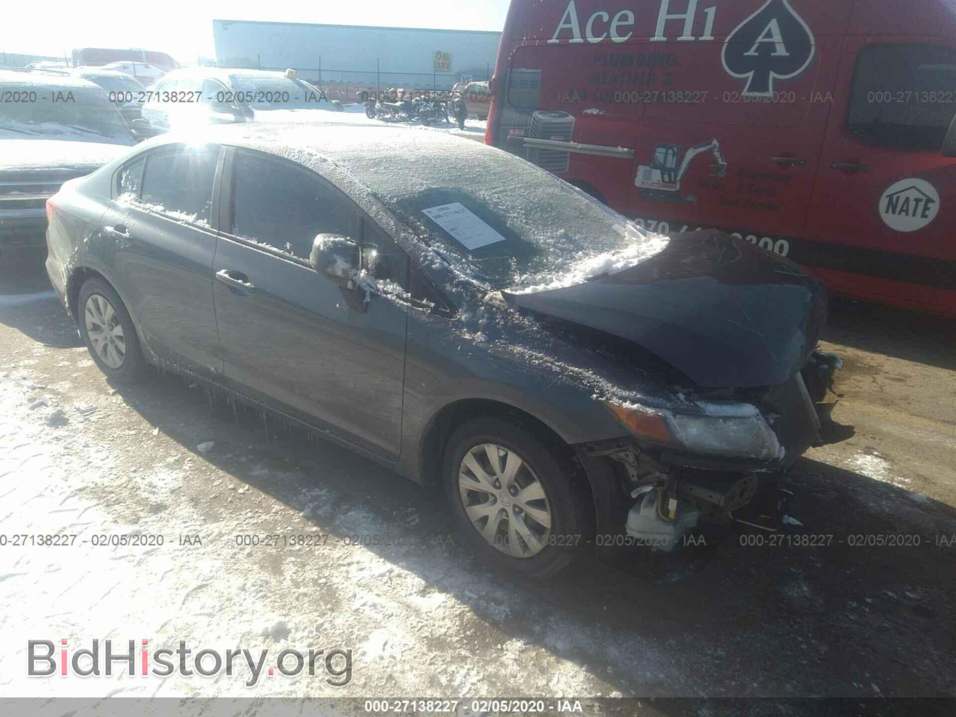 Photo 2HGFB2F5XCH313786 - HONDA CIVIC 2012