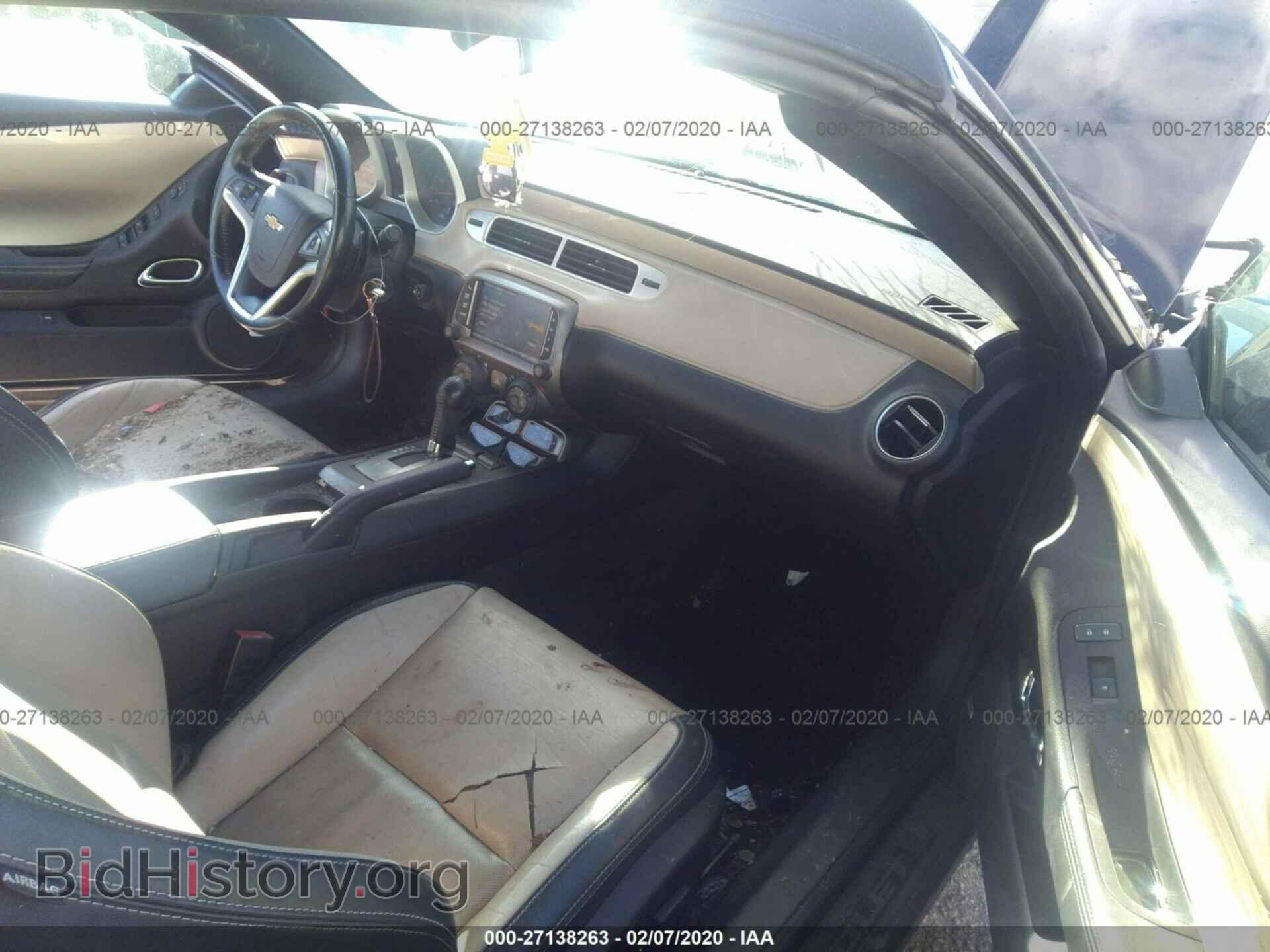 2014 CHEVROLET CAMARO - VIN: 2G1FC3D33E9320815 - Фото 5