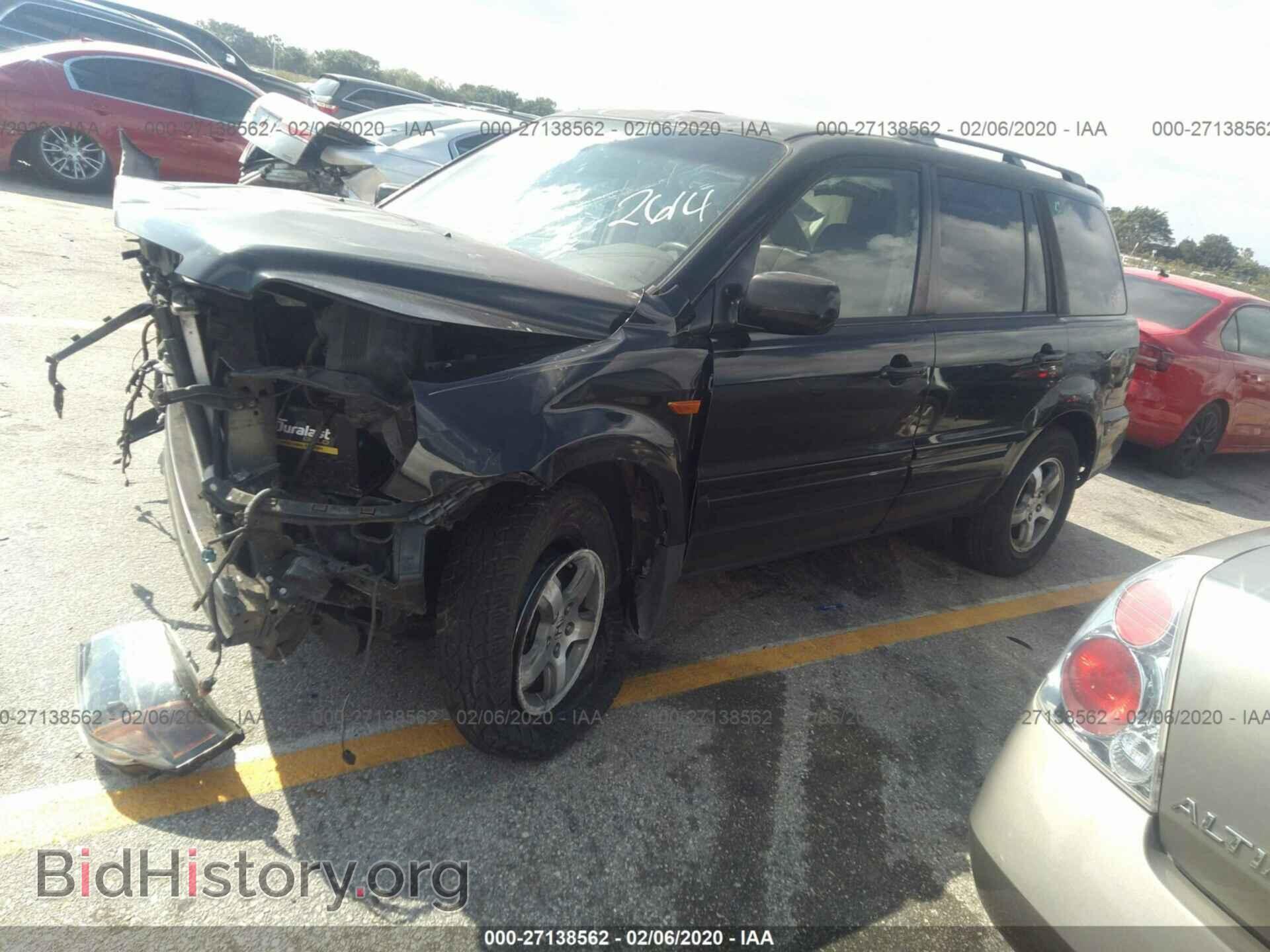 2006 HONDA PILOT - VIN: 5FNYF286X6B002614 - Фото 2