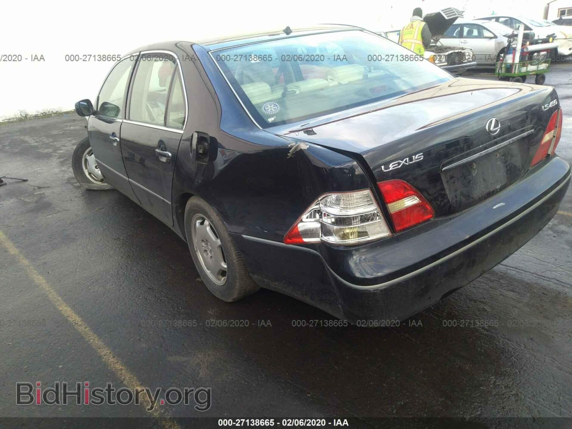 2002 LEXUS LS - VIN: JTHBN30F020053640 - Фото 3