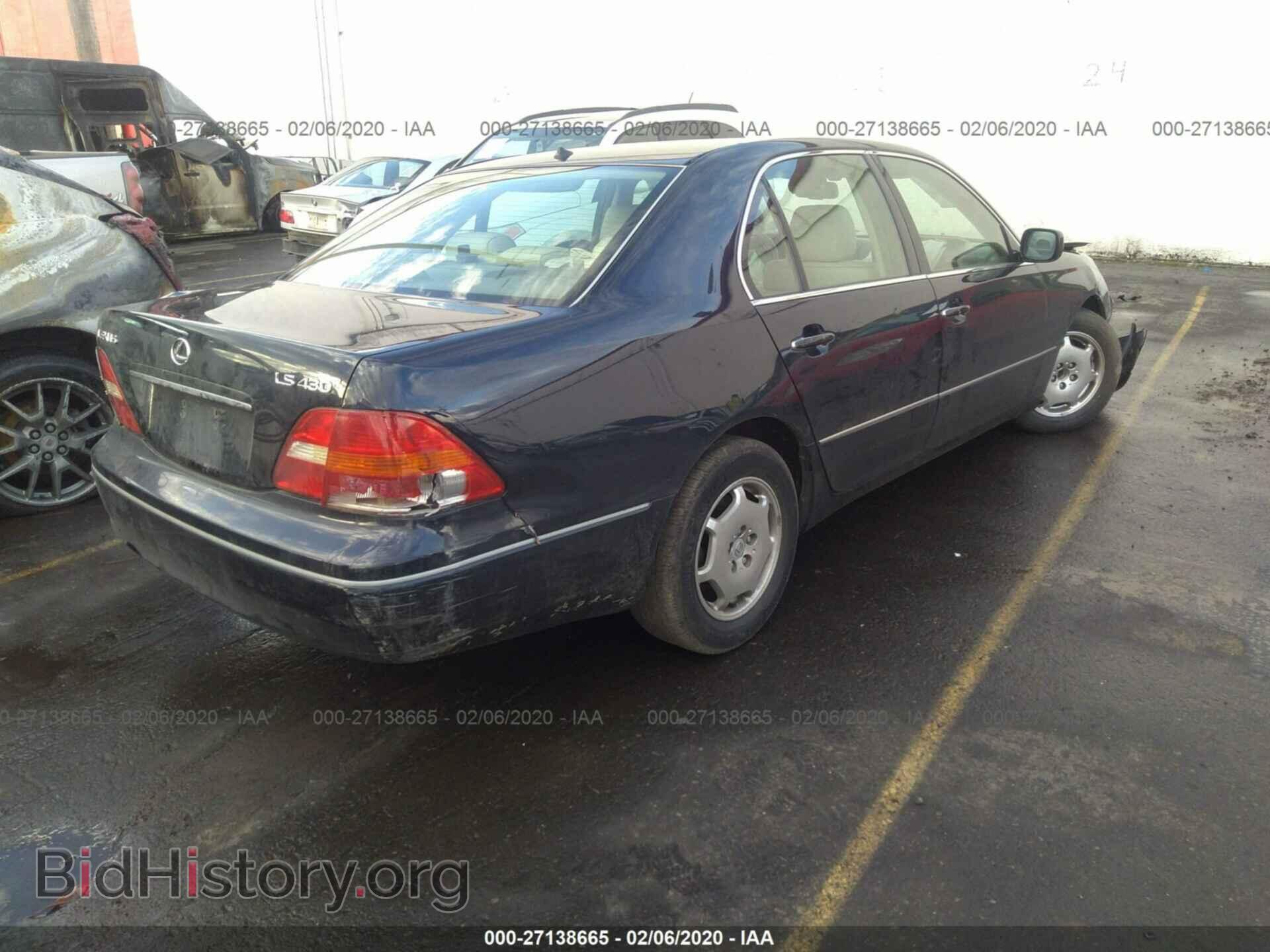 2002 LEXUS LS - VIN: JTHBN30F020053640 - Фото 4
