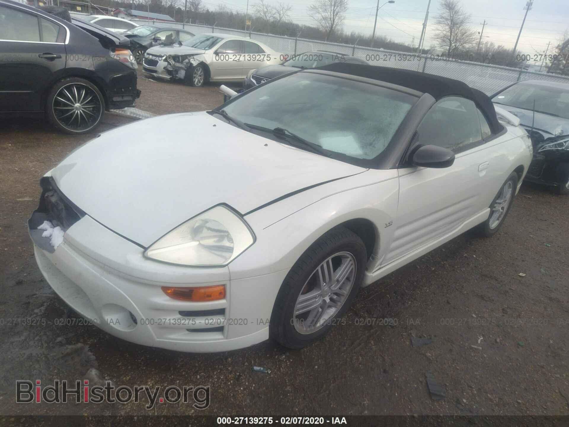 2005 MITSUBISHI ECLIPSE - VIN: 4A3AE55H45E004965 - Фото 2