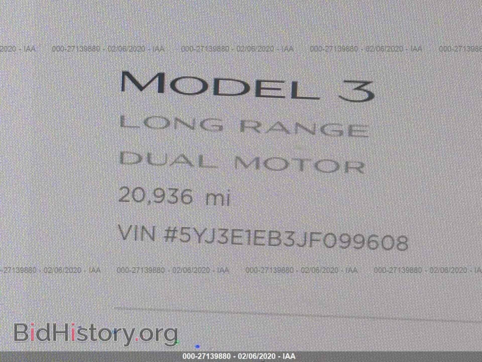 2018 TESLA MODEL 3 - VIN: 5YJ3E1EB3JF099608 - Photo 7