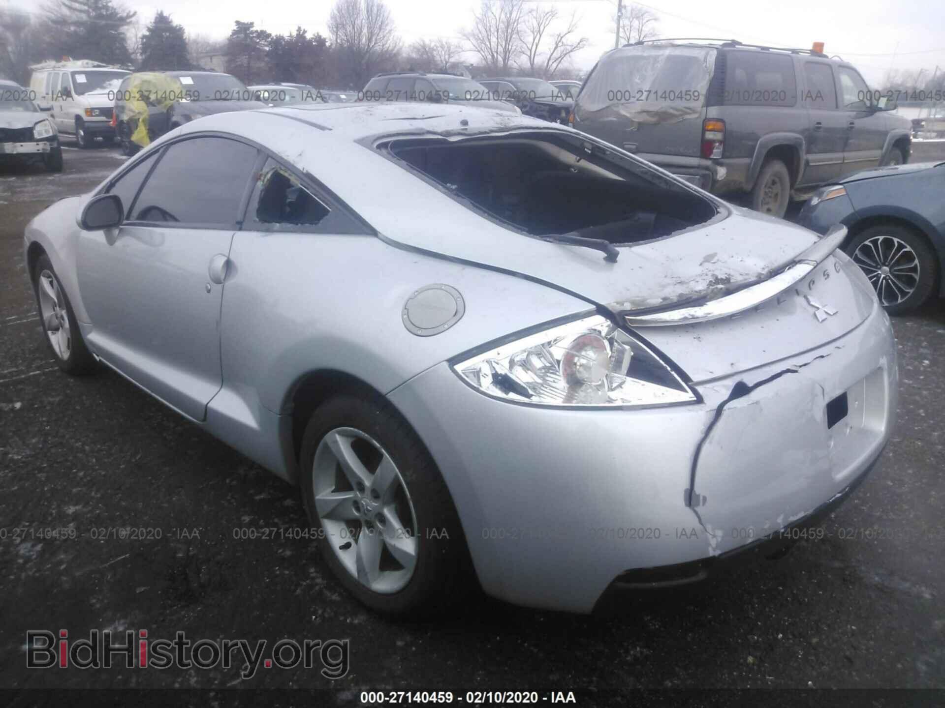 2007 MITSUBISHI ECLIPSE - VIN: 4A3AK24F17E020924 - Фото 3
