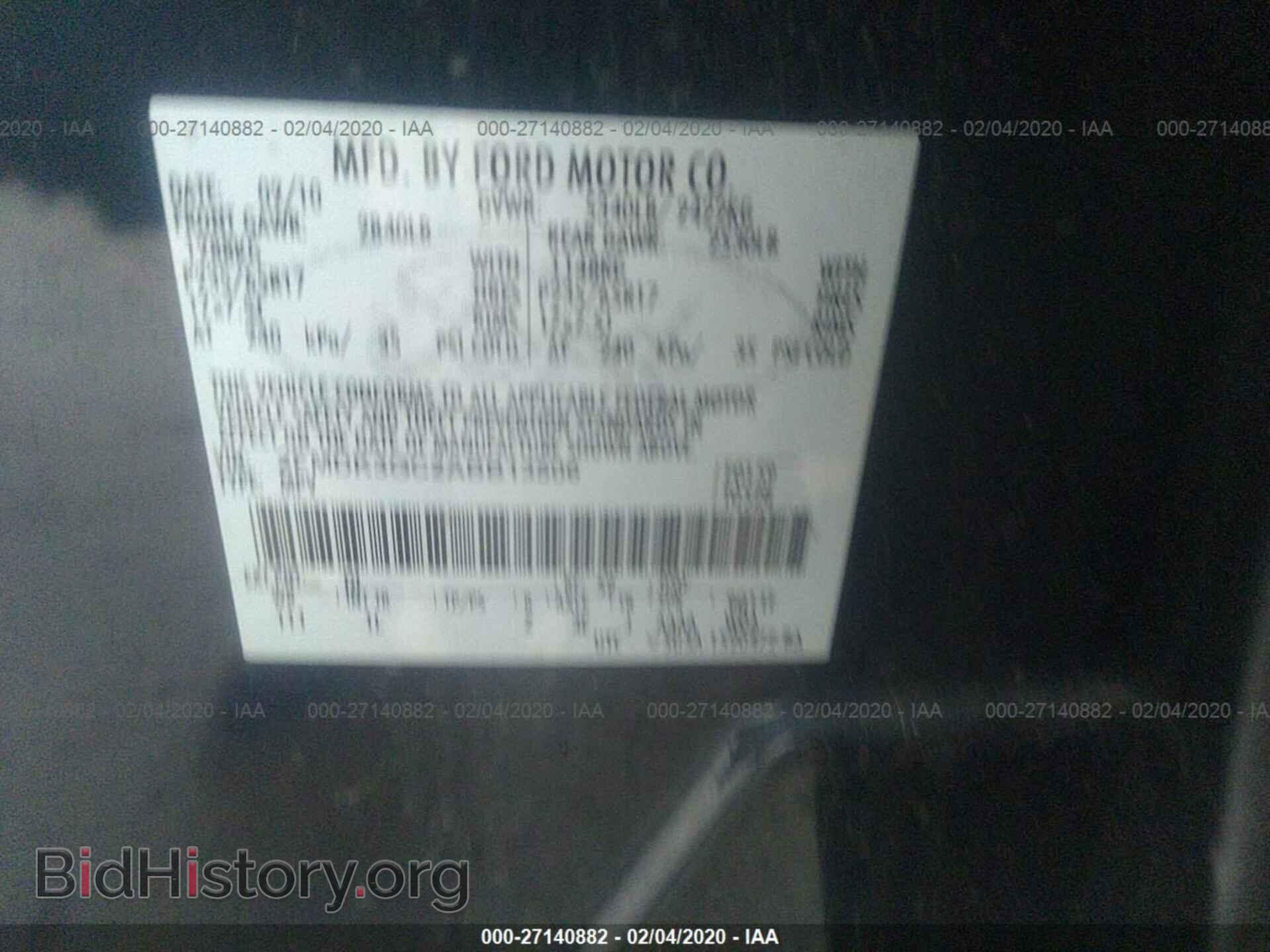 2010 FORD EDGE - VIN: 2FMDK3GC2ABB13506 - Фото 9