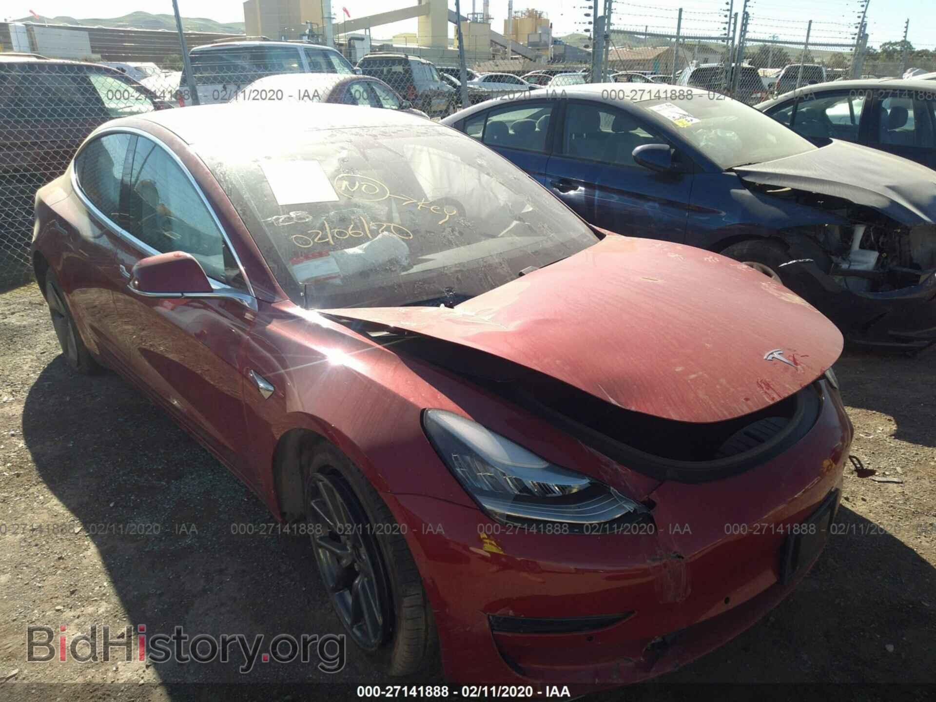 Photo 5YJ3E1EA9JF051697 - TESLA MODEL 3 2018