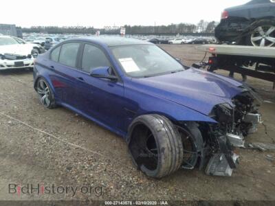 2018 BMW M3, синий — VIN WBS8M9C53J5K99984, IAAI