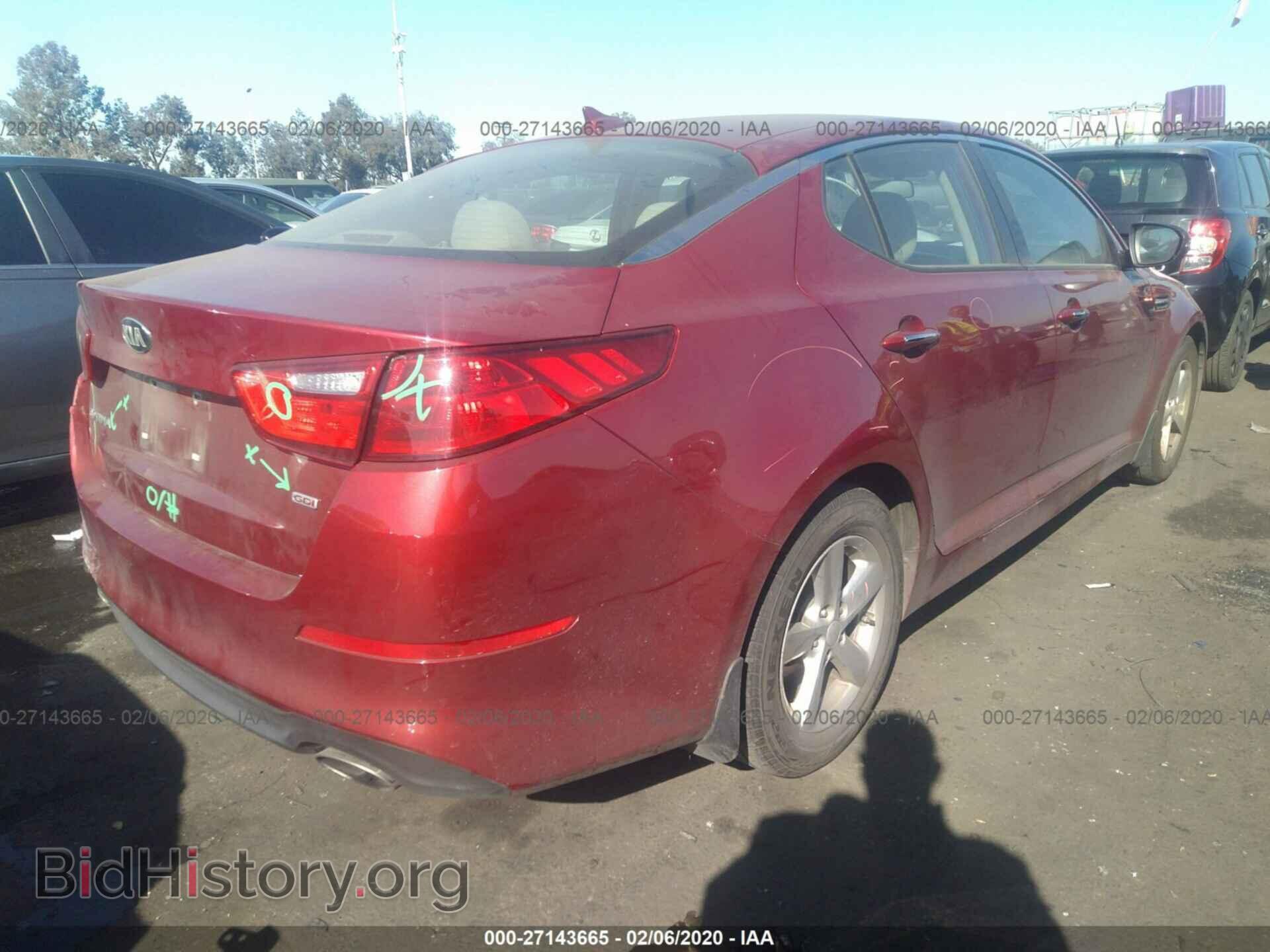 2015 KIA OPTIMA - VIN: 5XXGM4A7XFG512006 - Фото 4