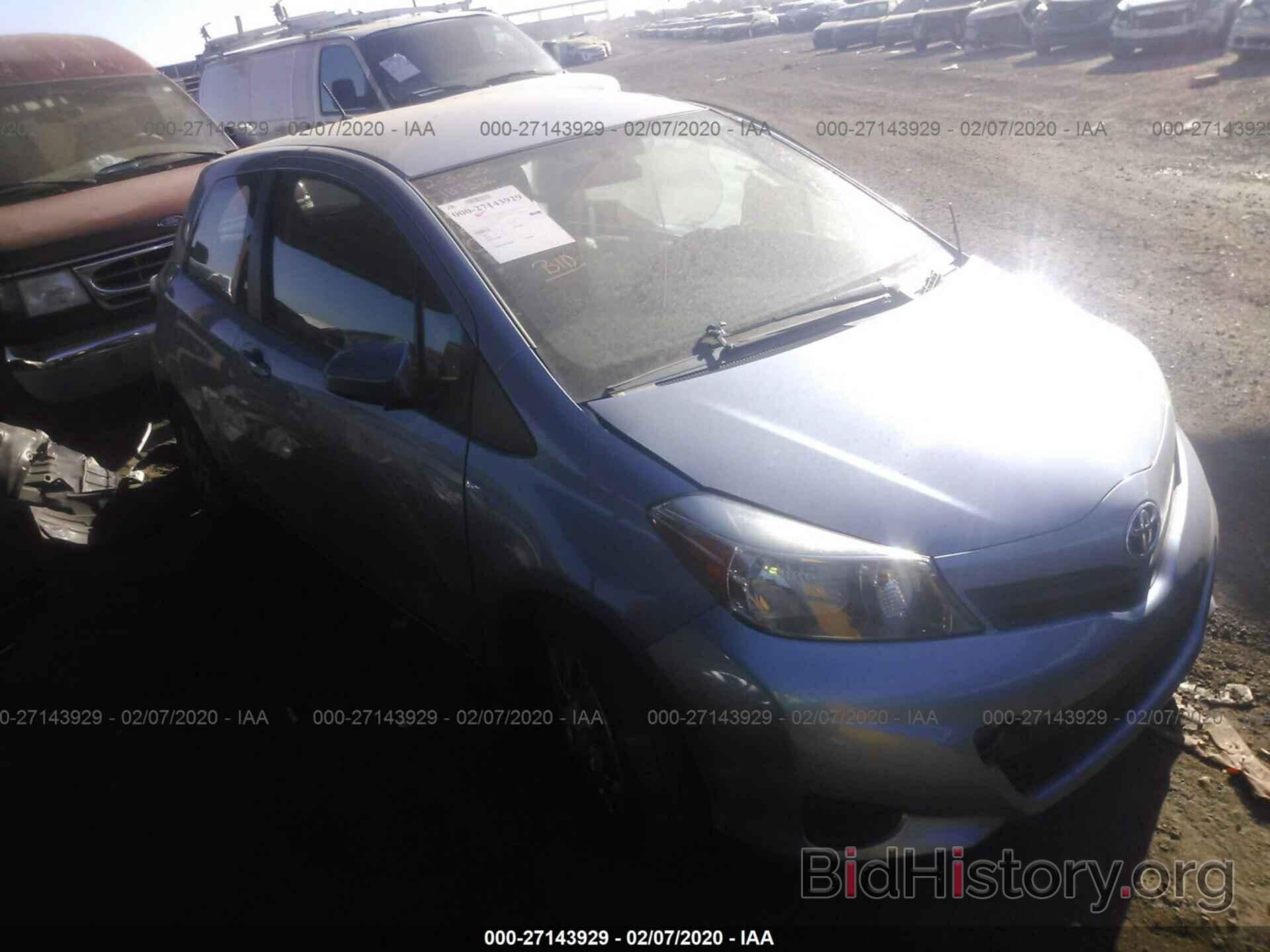 Photo VNKJTUD38EA007410 - TOYOTA YARIS 2014