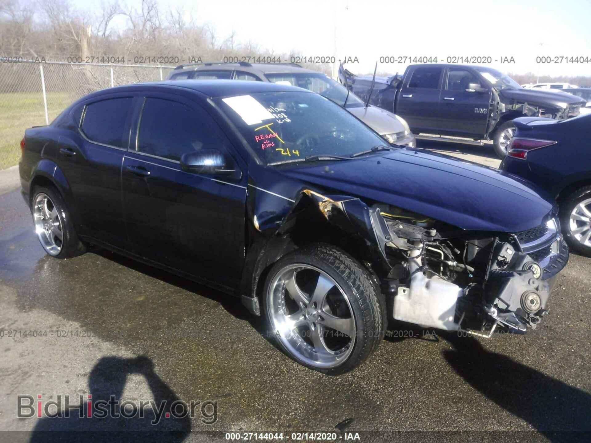 Фотография 1C3CDZCB4CN147808 - DODGE AVENGER 2012