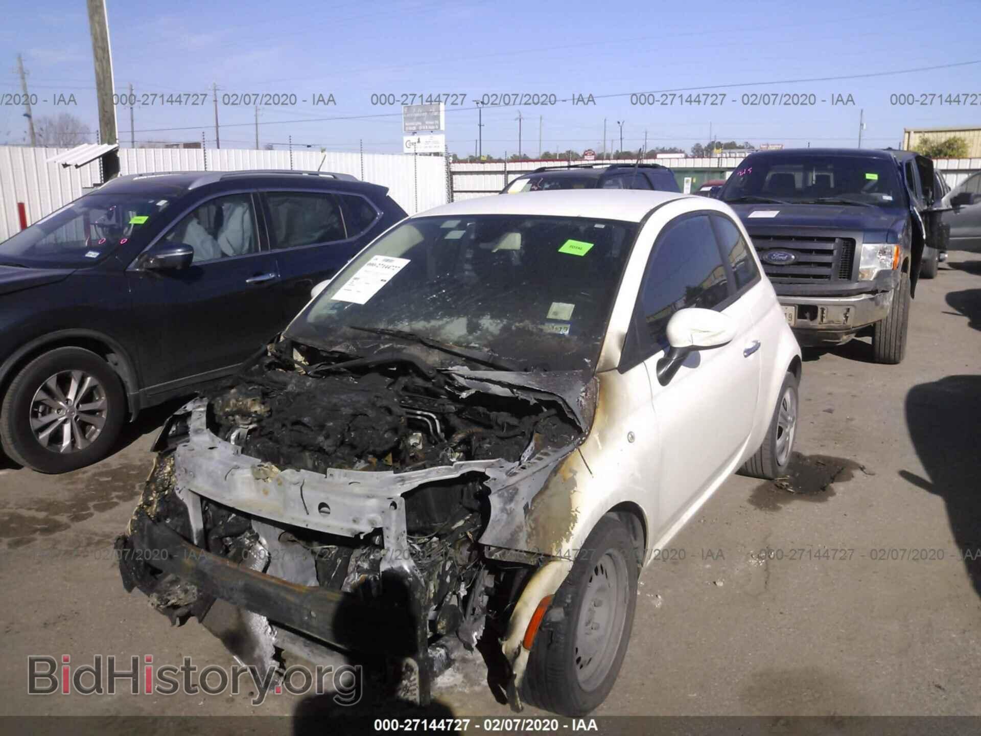 2012 FIAT 500 - VIN: 3C3CFFAR6CT108856 - Фото 2
