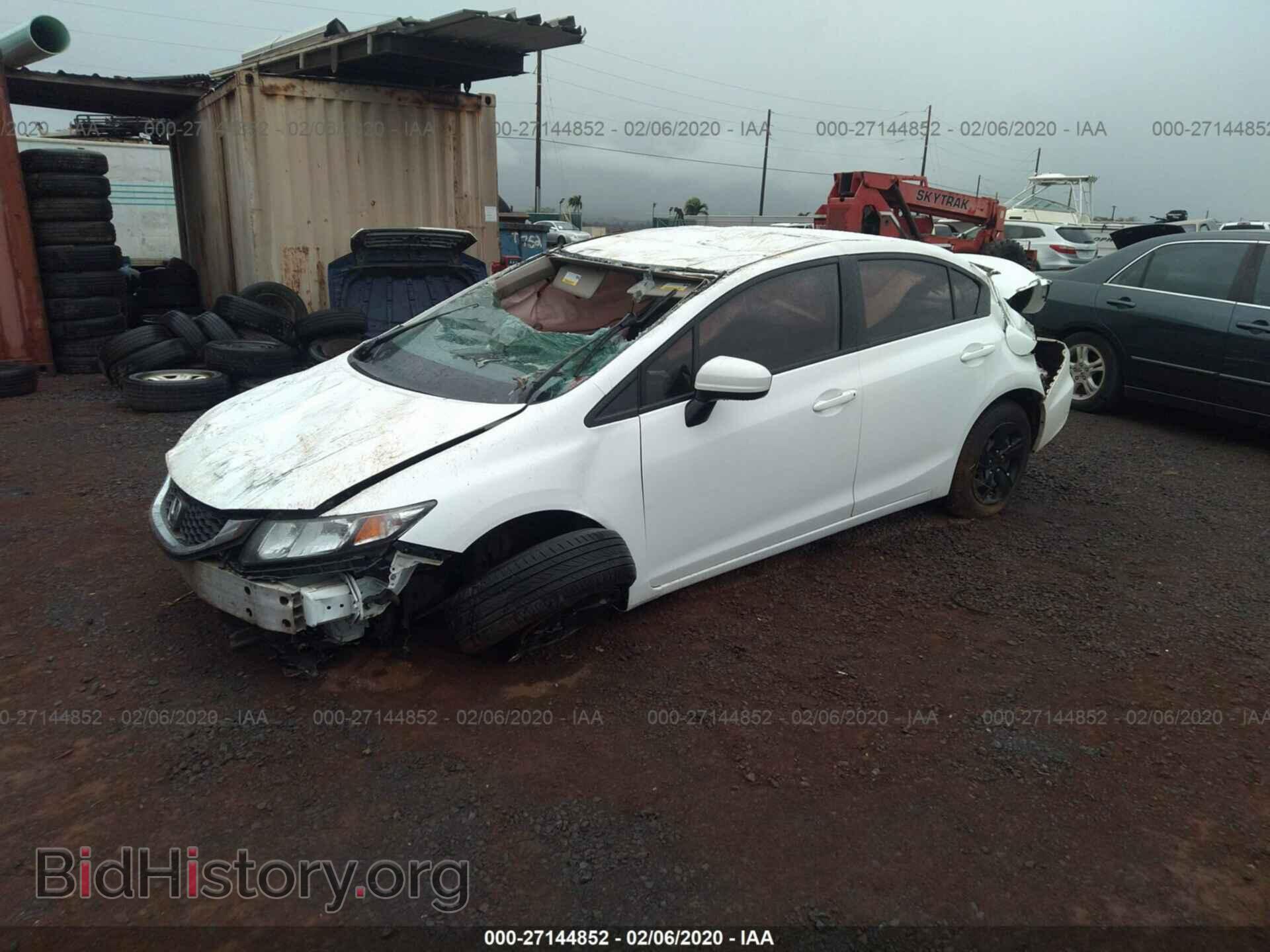 2014 HONDA CIVIC - VIN: 19XFB2F55EE037448 - Фото 2