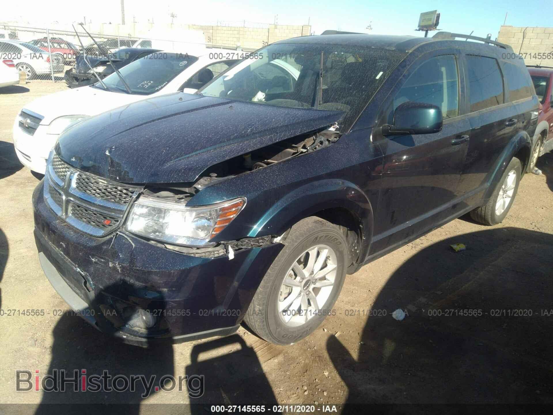 2014 DODGE JOURNEY - VIN: 3C4PDCBG8ET225856 - Фото 2