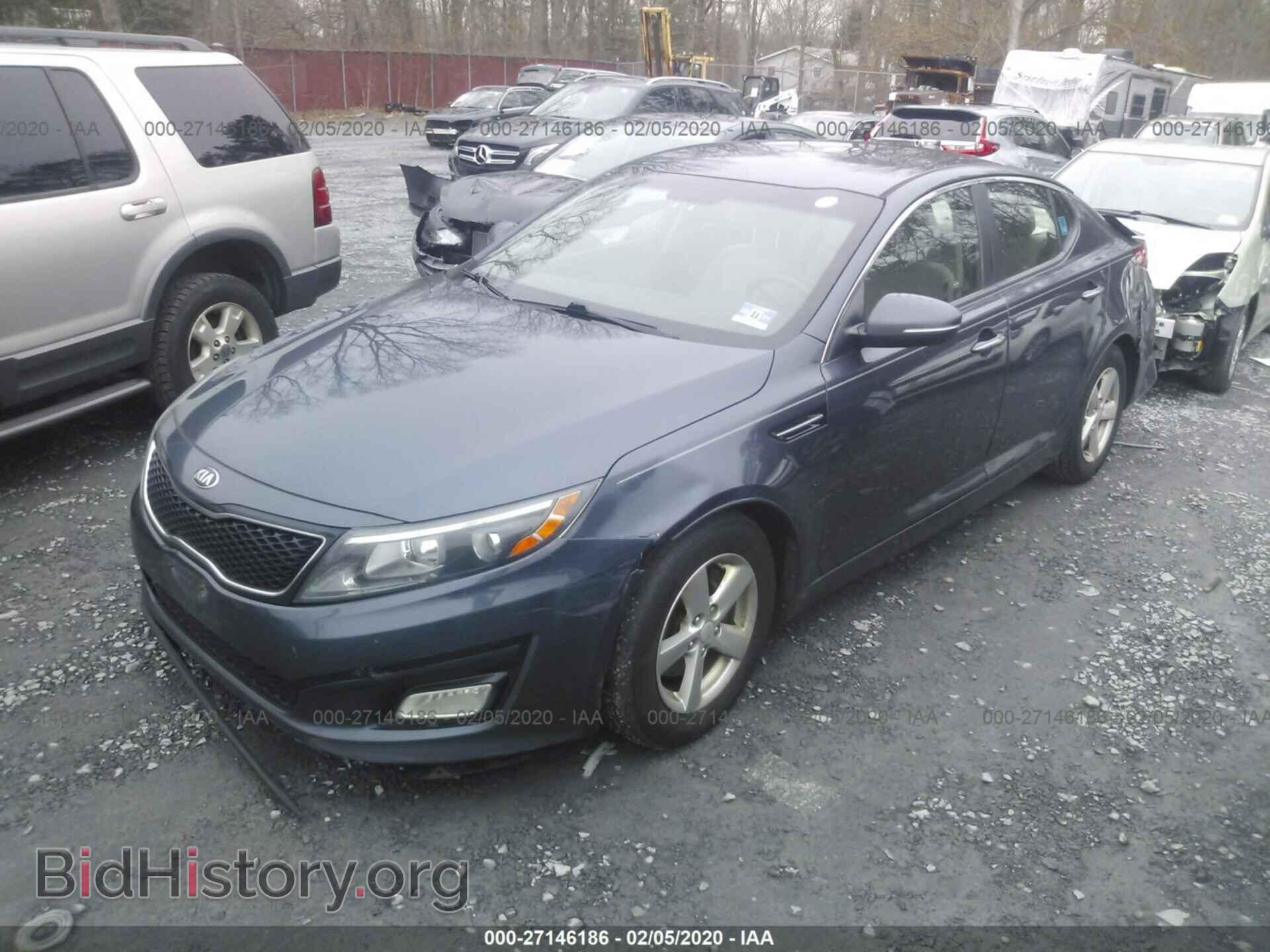 2015 KIA OPTIMA - VIN: KNAGM4A77F5560337 - Фото 2