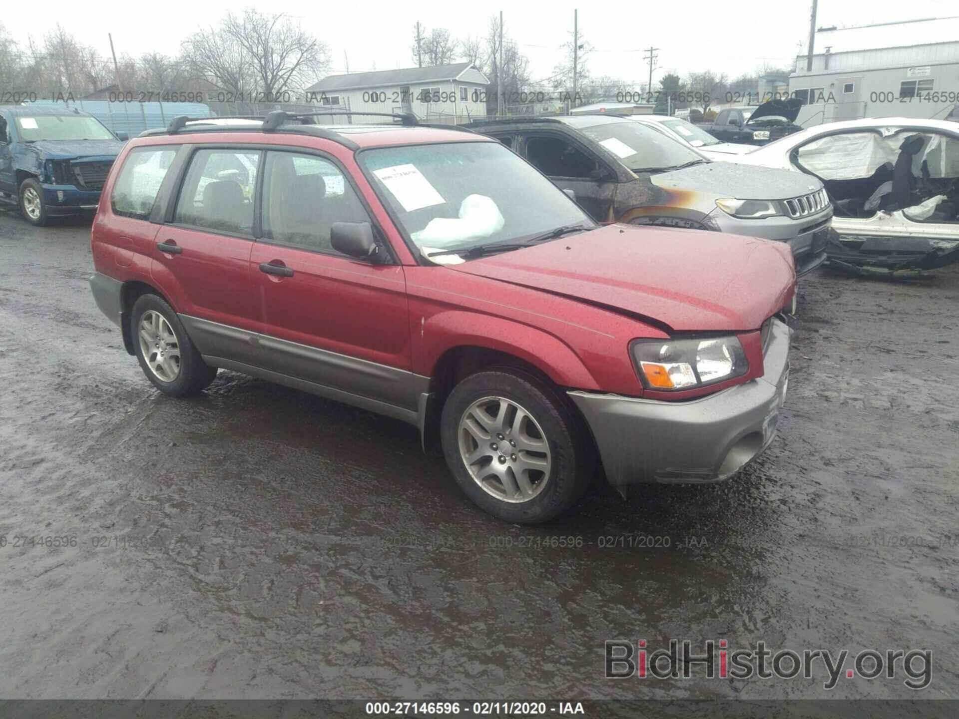 Photo JF1SG67665H722542 - SUBARU FORESTER 2005