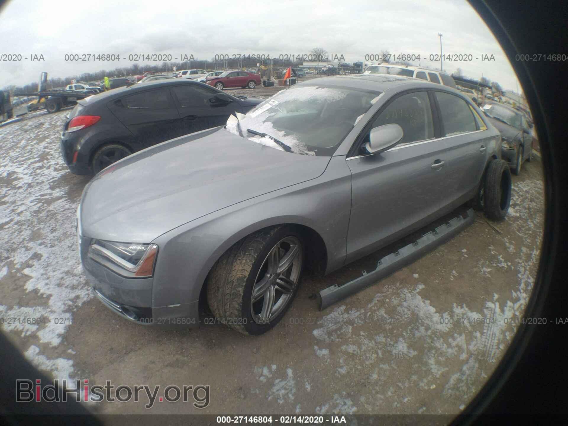 2013 AUDI A8 - VIN: WAURGAFD3DN001068 - Фото 2