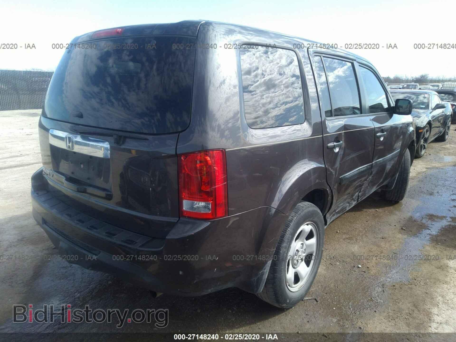 2013 HONDA PILOT - VIN: 5FNYF3H26DB044097 - Фото 4
