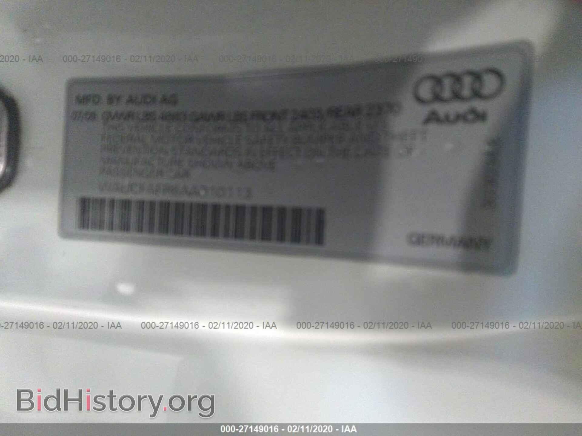 2010 AUDI A5 - VIN: WAUCFAFR6AA010113 - Фото 9