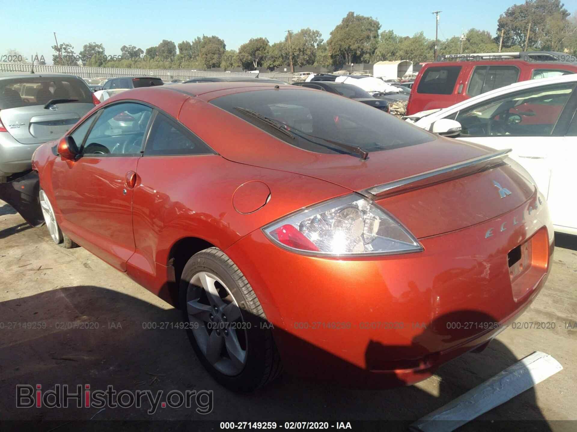 2007 MITSUBISHI ECLIPSE - VIN: 4A3AK24F87E005336 - Photo 3