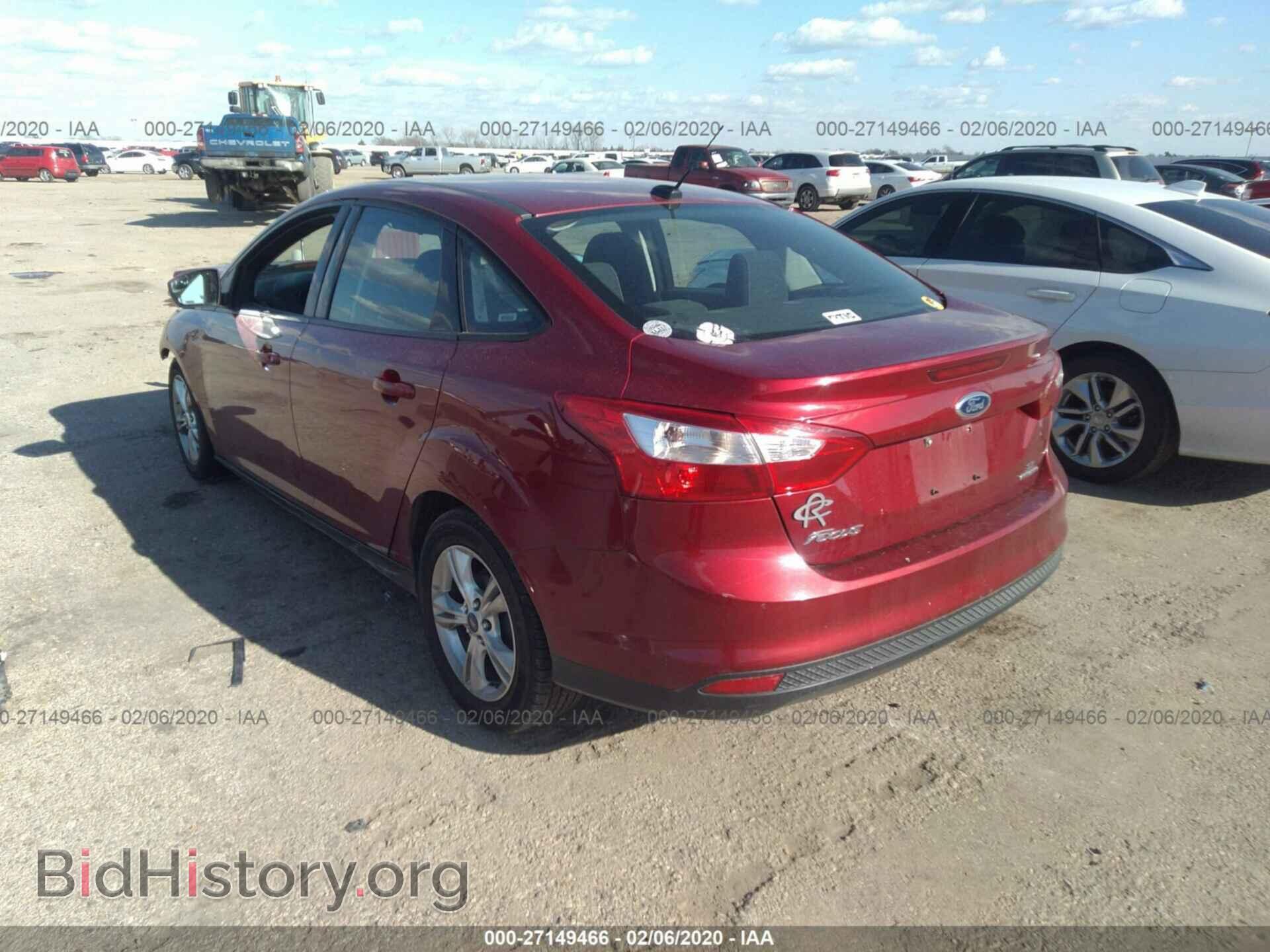 2013 FORD FOCUS - VIN: 1FADP3F22DL343314 - Фото 3