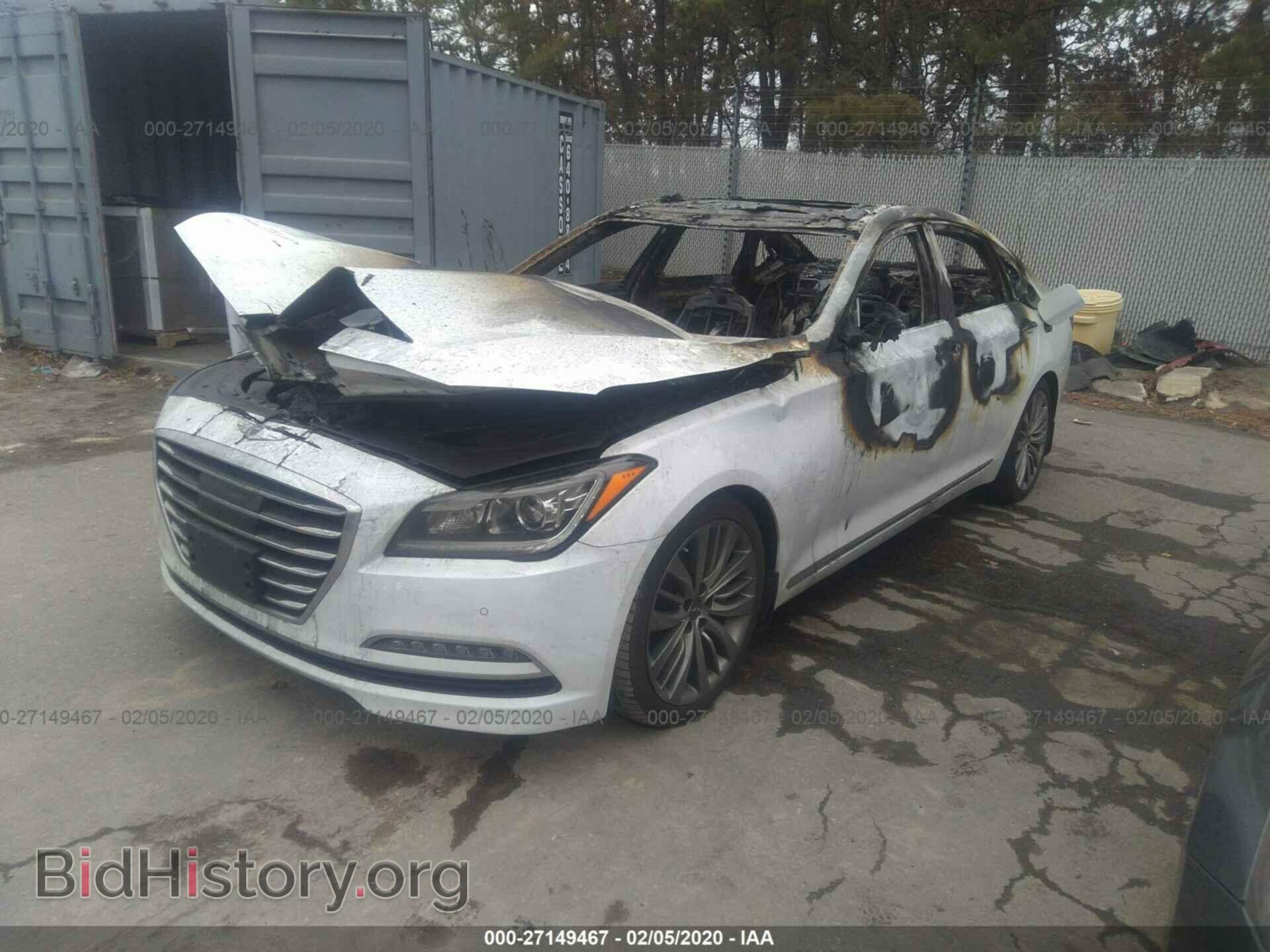 2015 Hyundai Genesis - VIN: KMHGN4JF9FU054257 - Фото 2