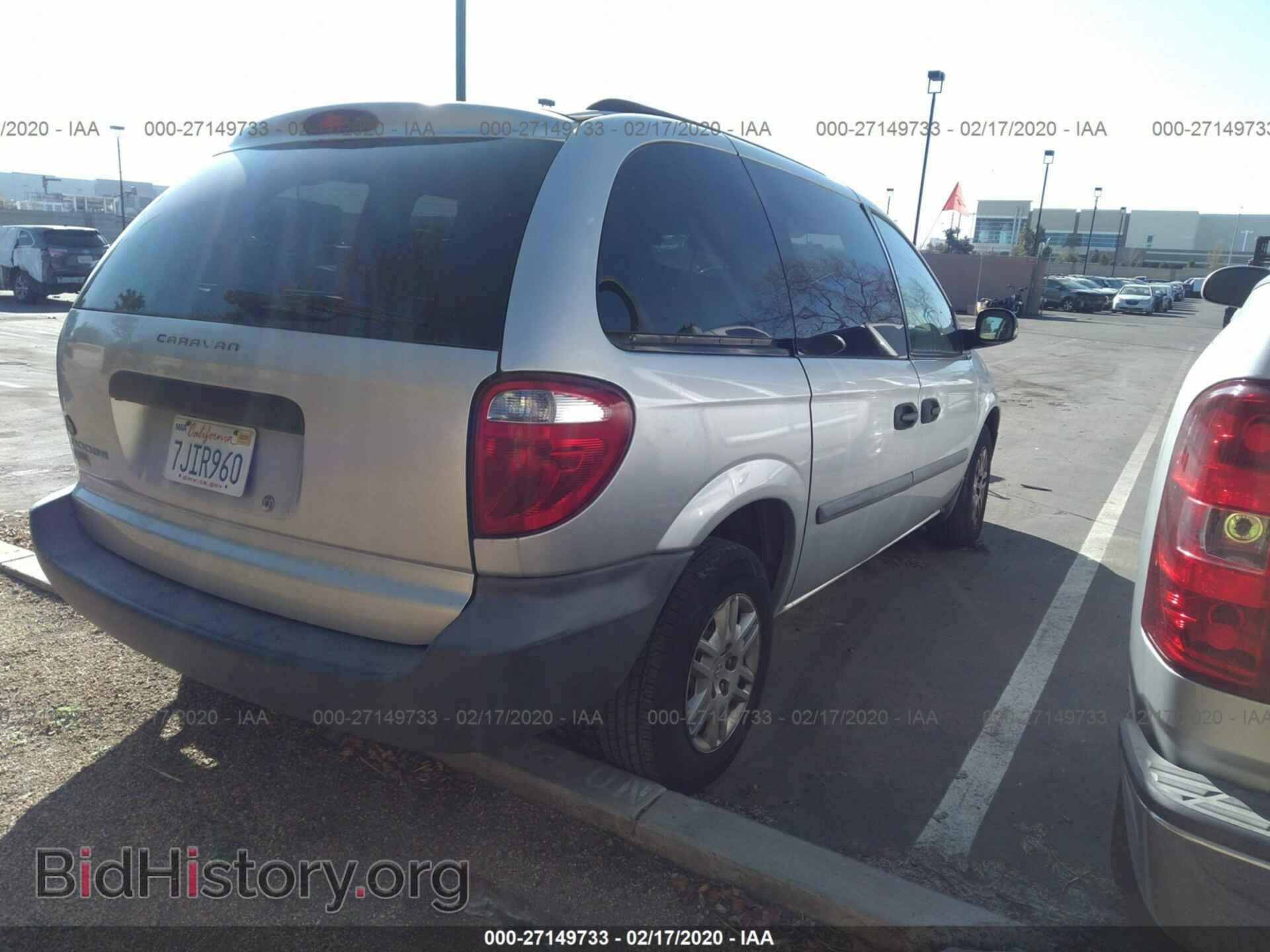 2007 DODGE CARAVAN - VIN: 1D4GP25E87B258455 - Фото 4