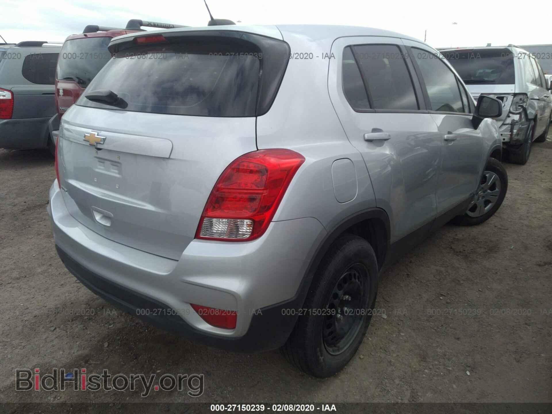 2017 CHEVROLET TRAX - VIN: 3GNCJKSB3HL149206 - Photo 4